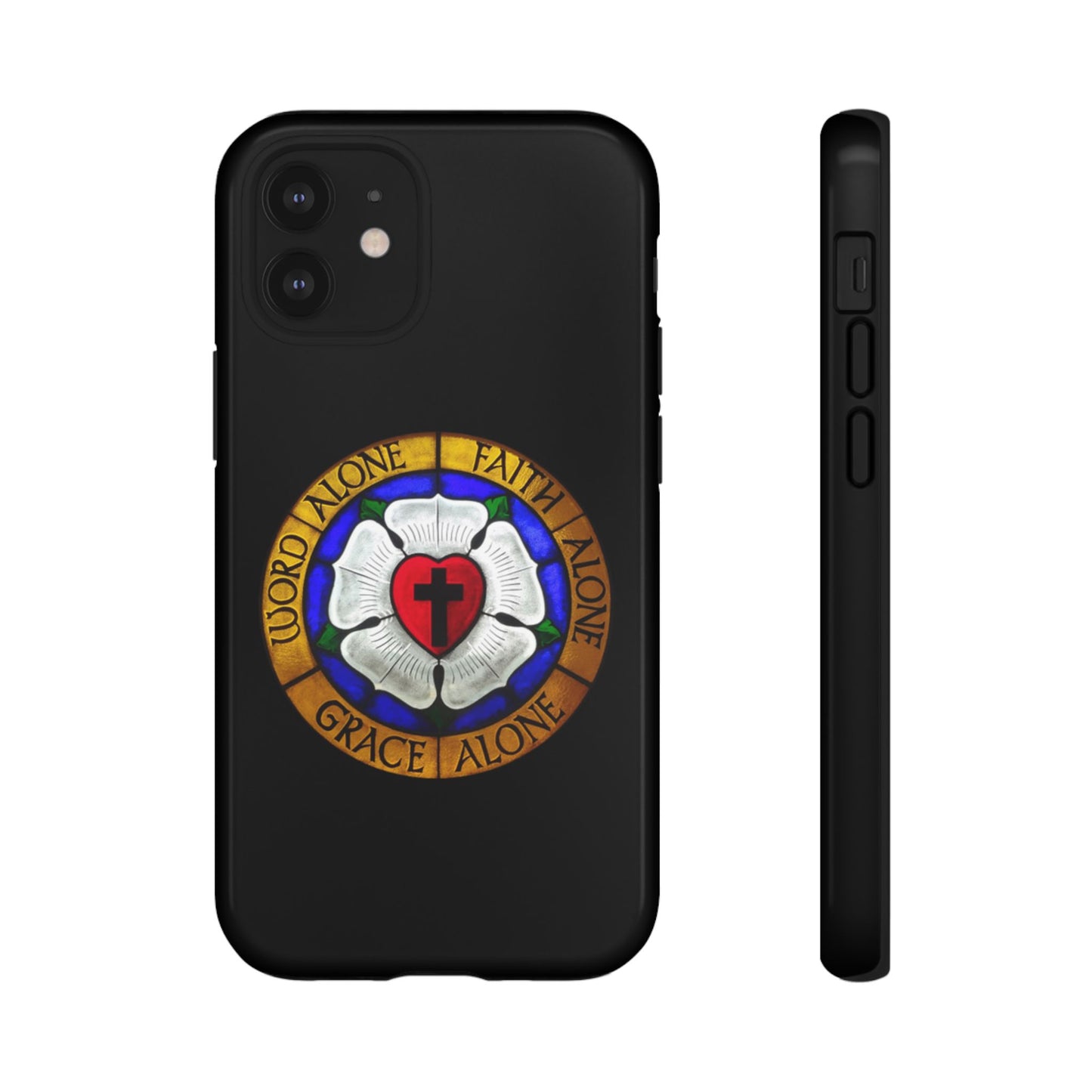 Luther Rose Black Tough Phone Case