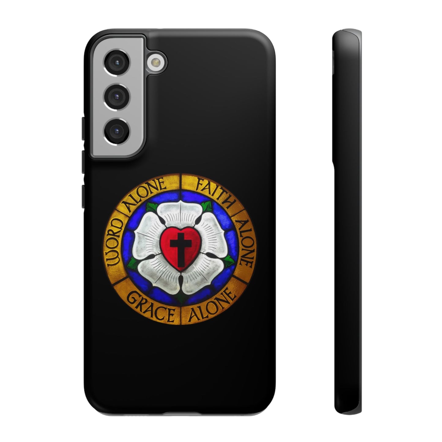 Luther Rose Black Tough Phone Case