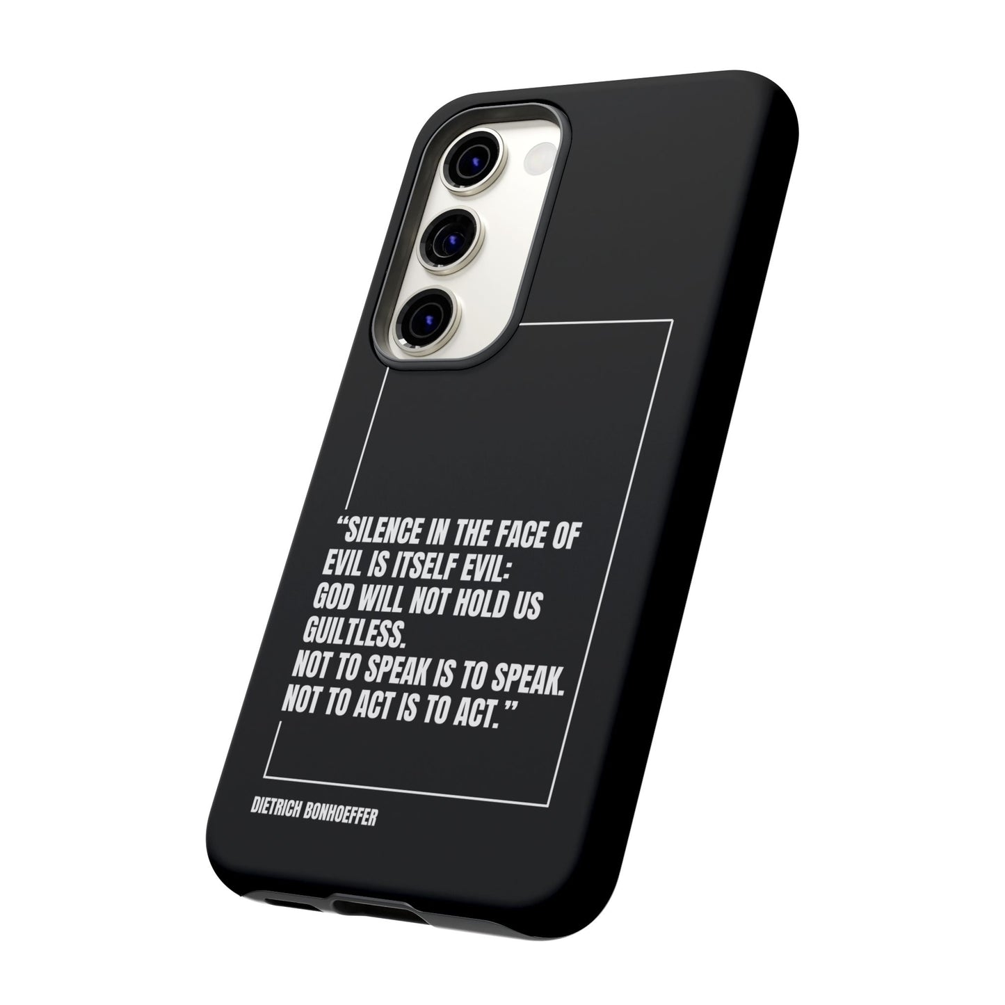 Dietrich Bonhoeffer quote tough phone case