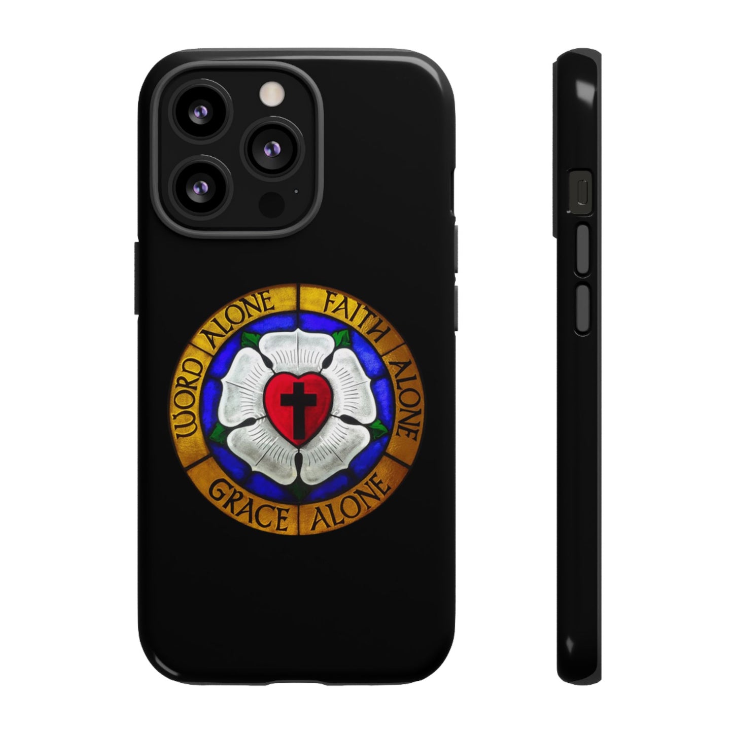 Luther Rose Black Tough Phone Case