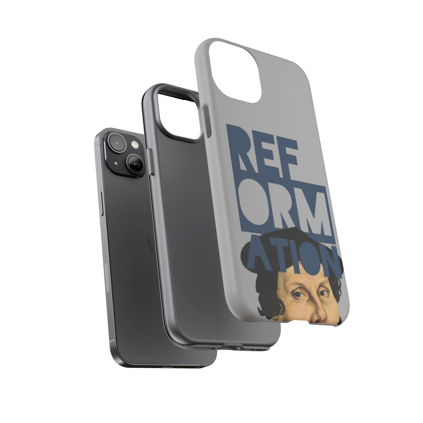 Grey Case with Reformative Design, Tough Cases