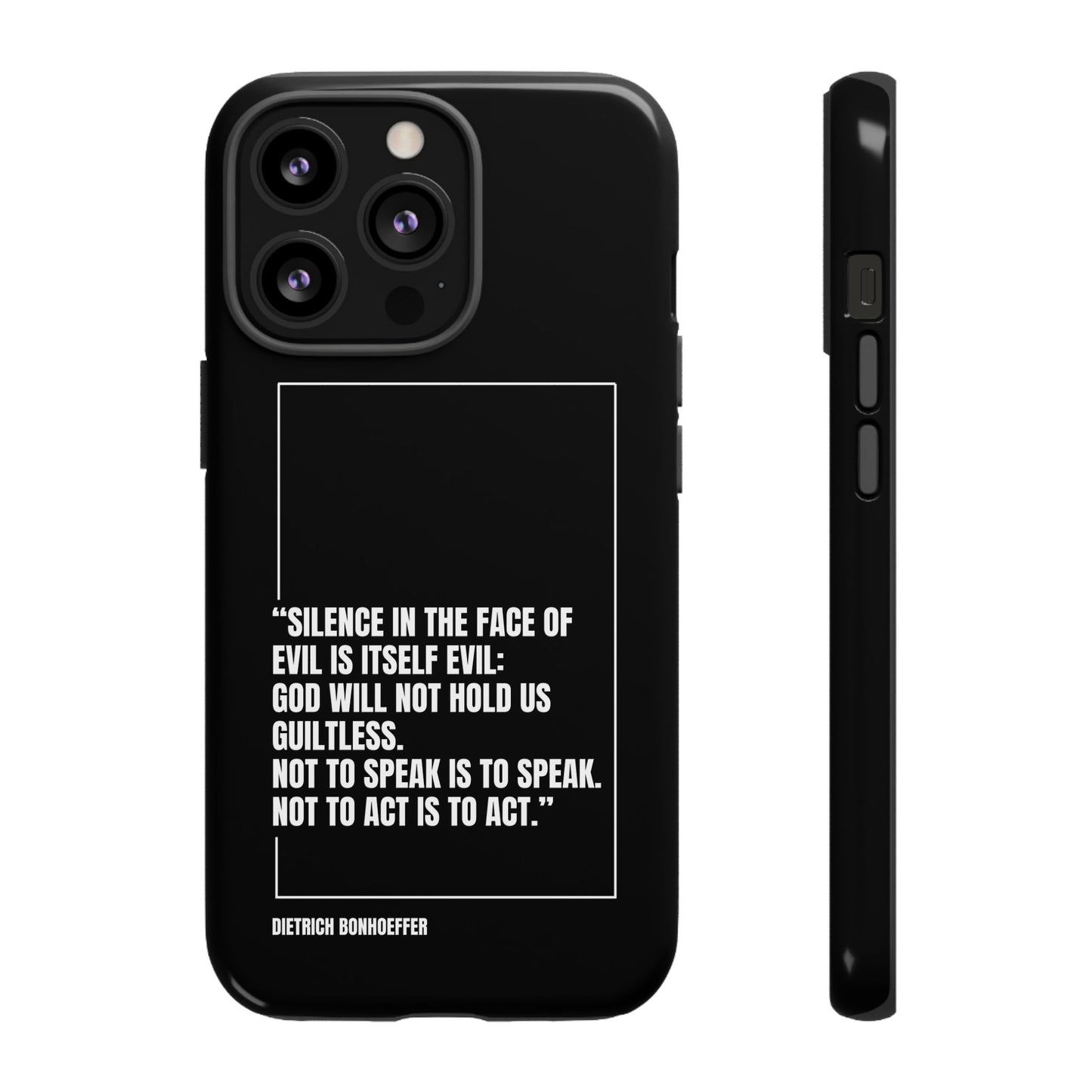 Dietrich Bonhoeffer quote tough phone case
