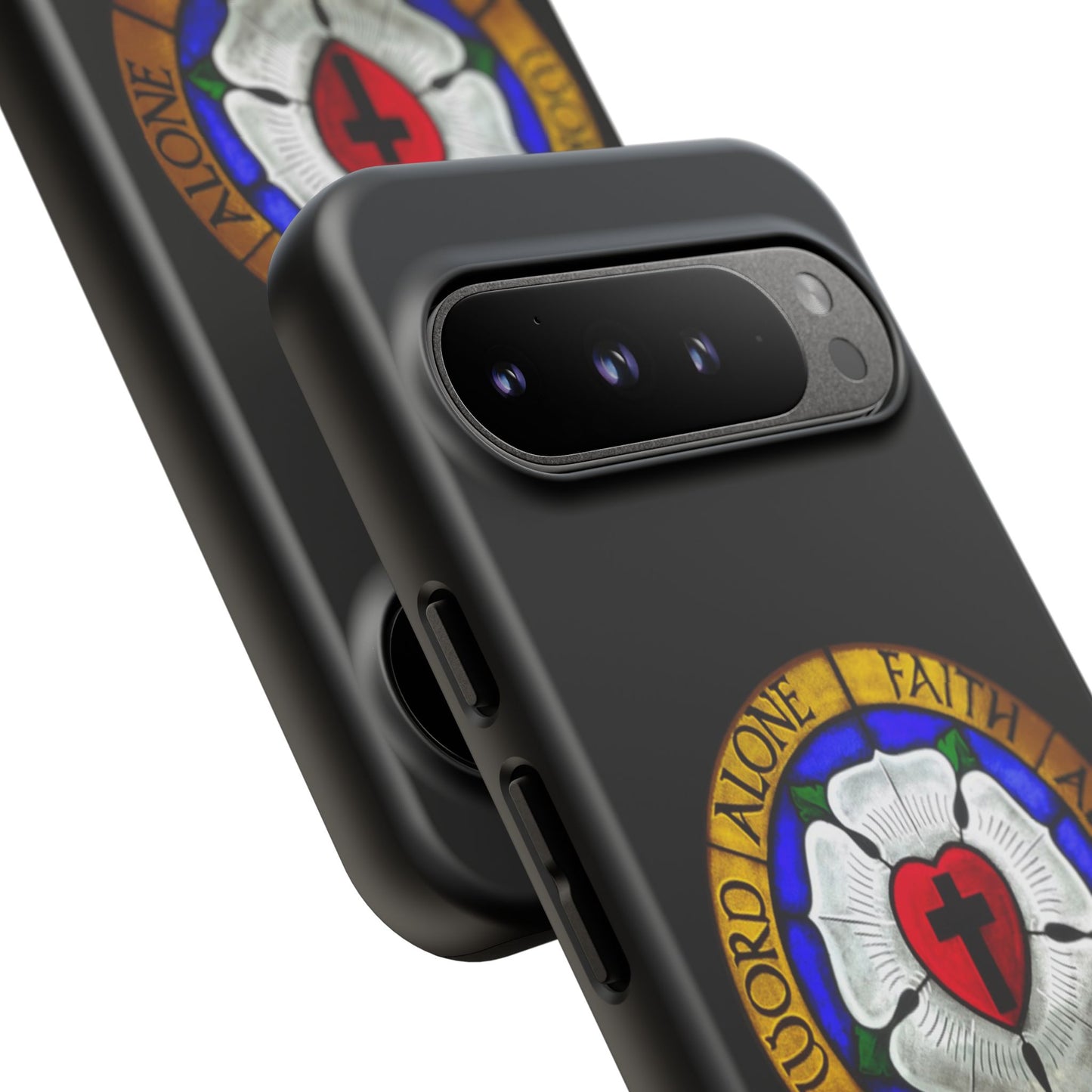 Luther Rose Black Tough Phone Case