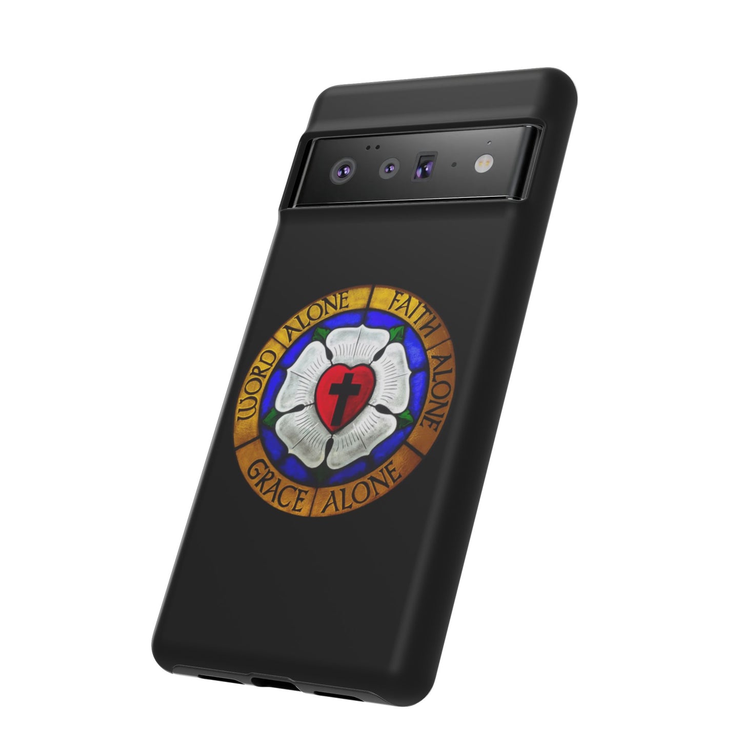 Luther Rose Black Tough Phone Case