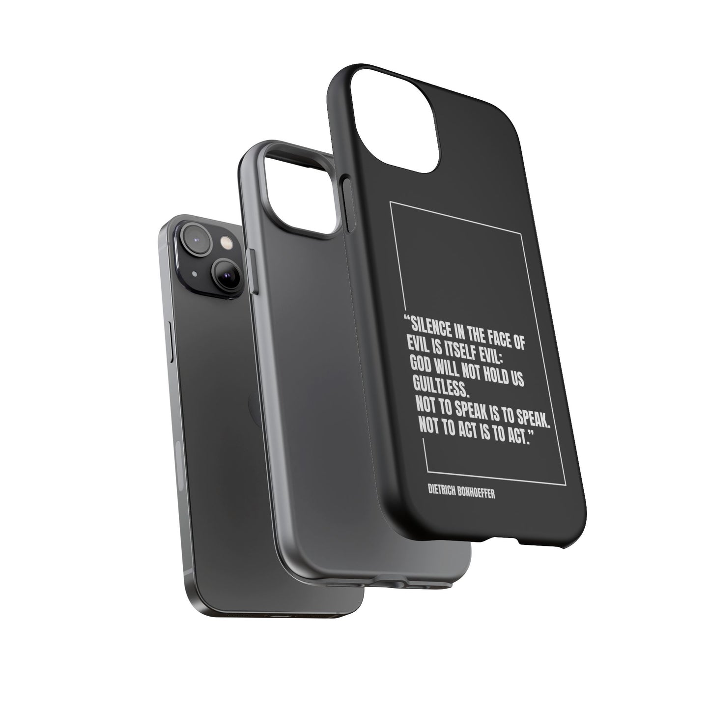 Dietrich Bonhoeffer quote tough phone case