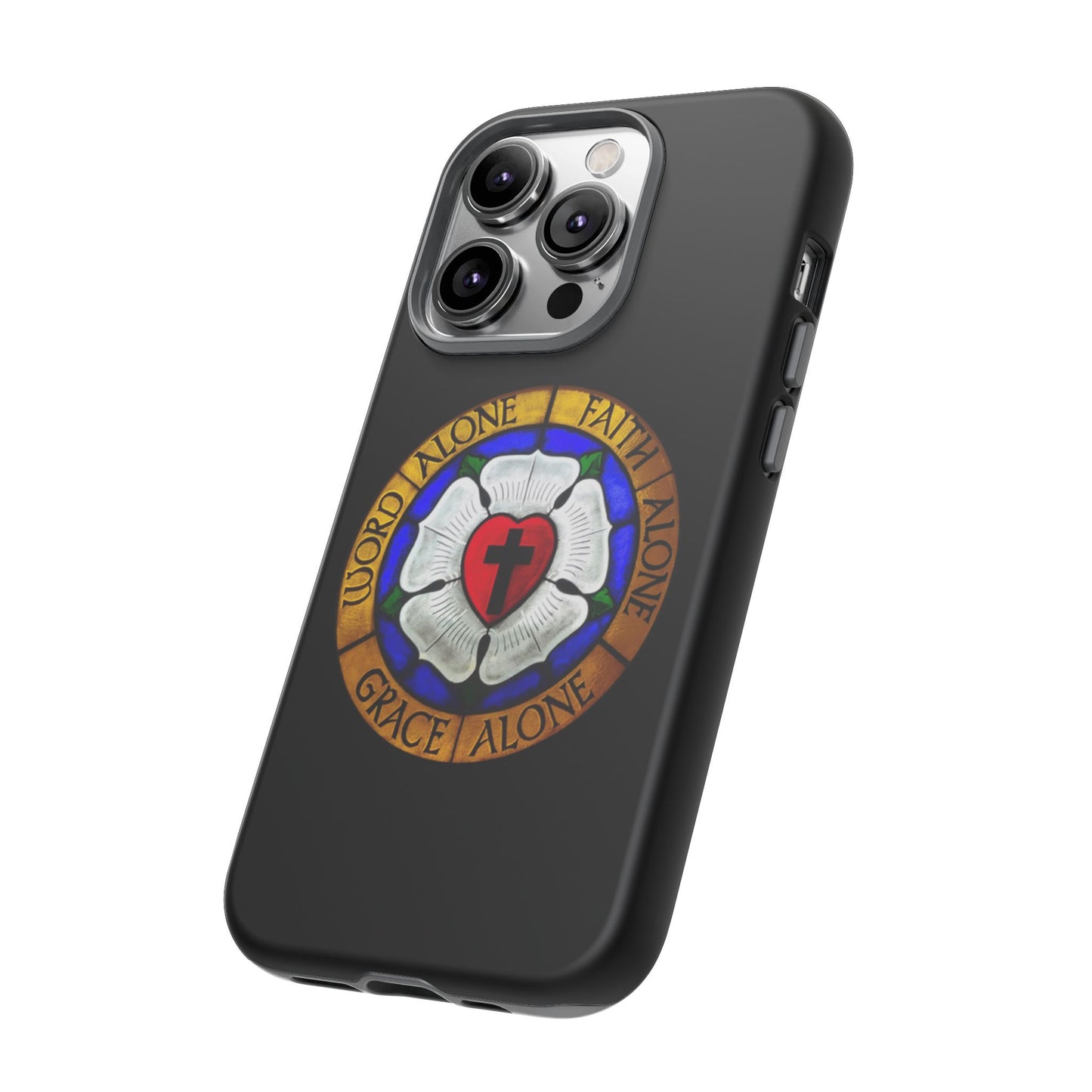 Luther Rose Black Tough Phone Case