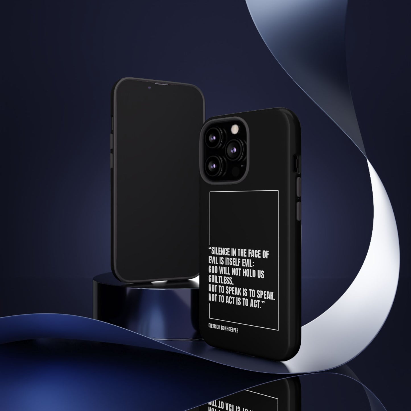 Dietrich Bonhoeffer quote tough phone case