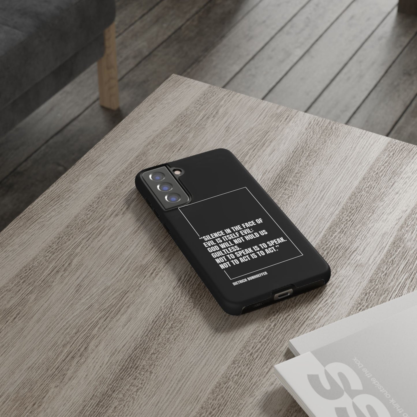 Dietrich Bonhoeffer quote tough phone case