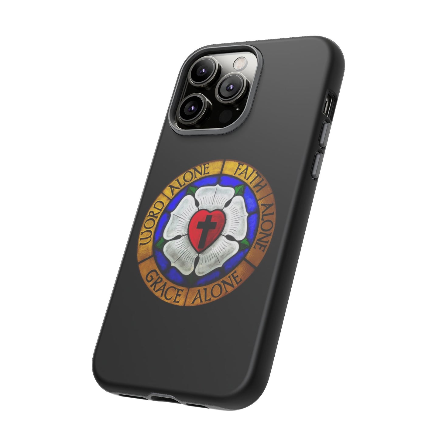 Luther Rose Black Tough Phone Case