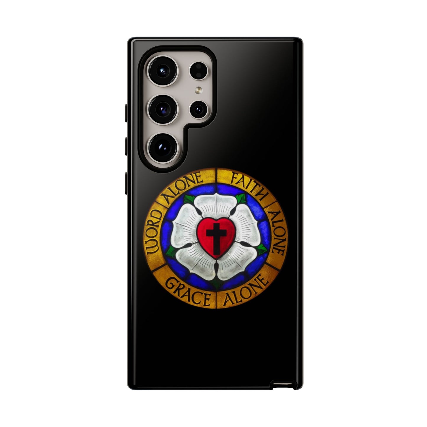 Luther Rose Black Tough Phone Case