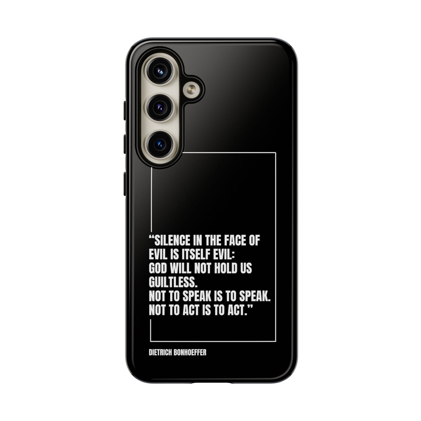 Dietrich Bonhoeffer quote tough phone case