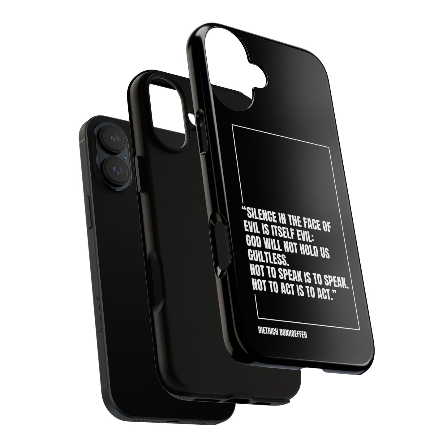 Dietrich Bonhoeffer quote tough phone case