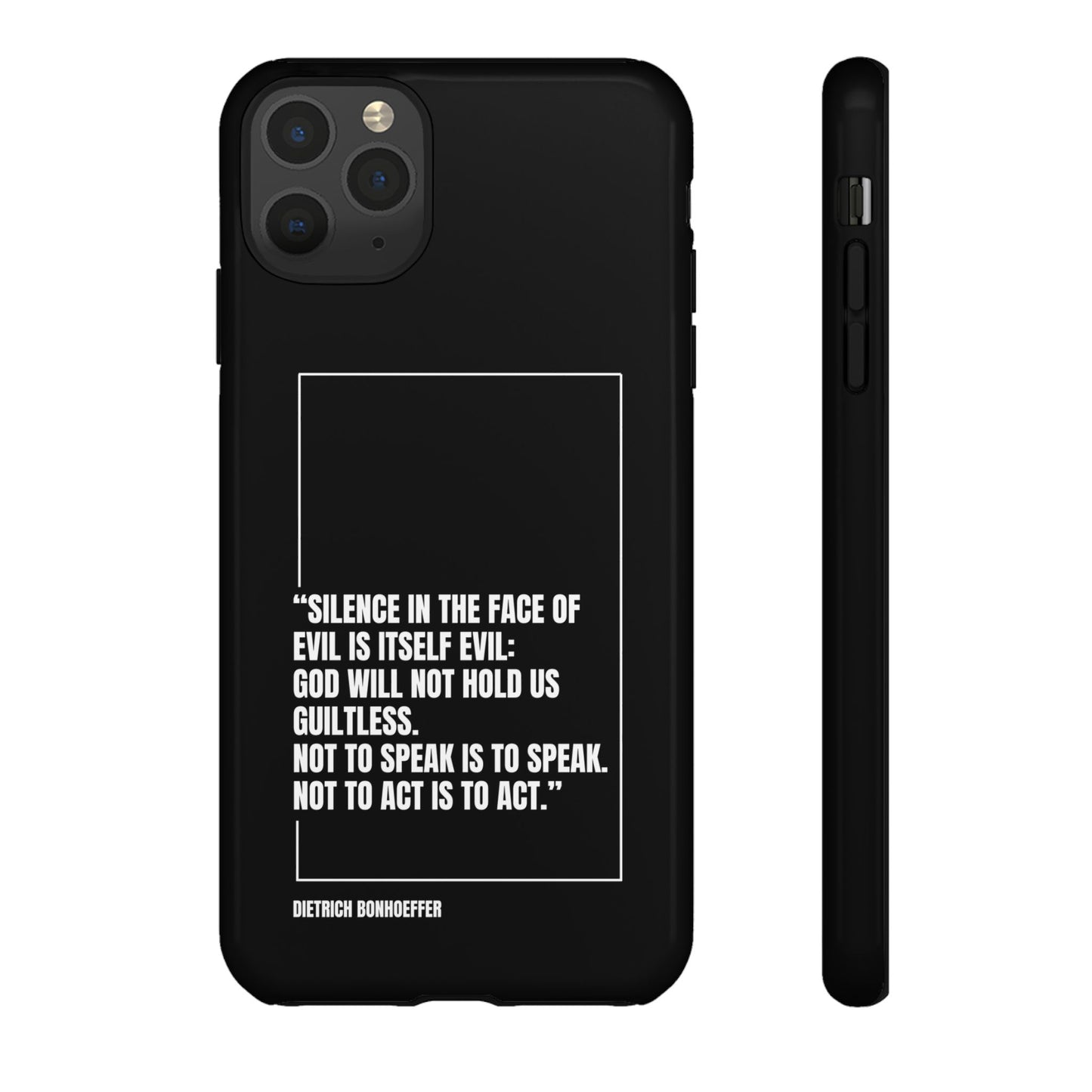 Dietrich Bonhoeffer quote tough phone case