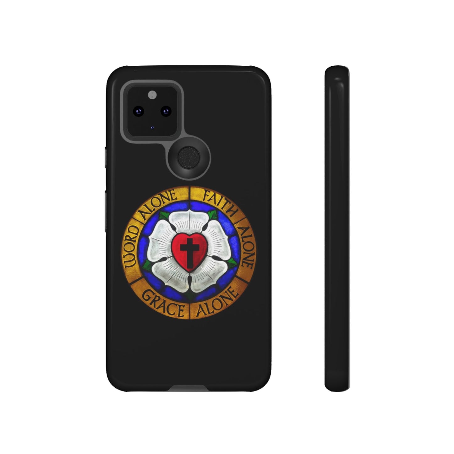 Luther Rose Black Tough Phone Case