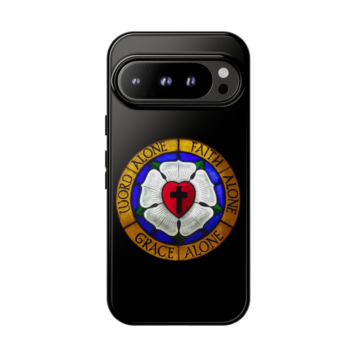 Luther Rose Black Tough Phone Case