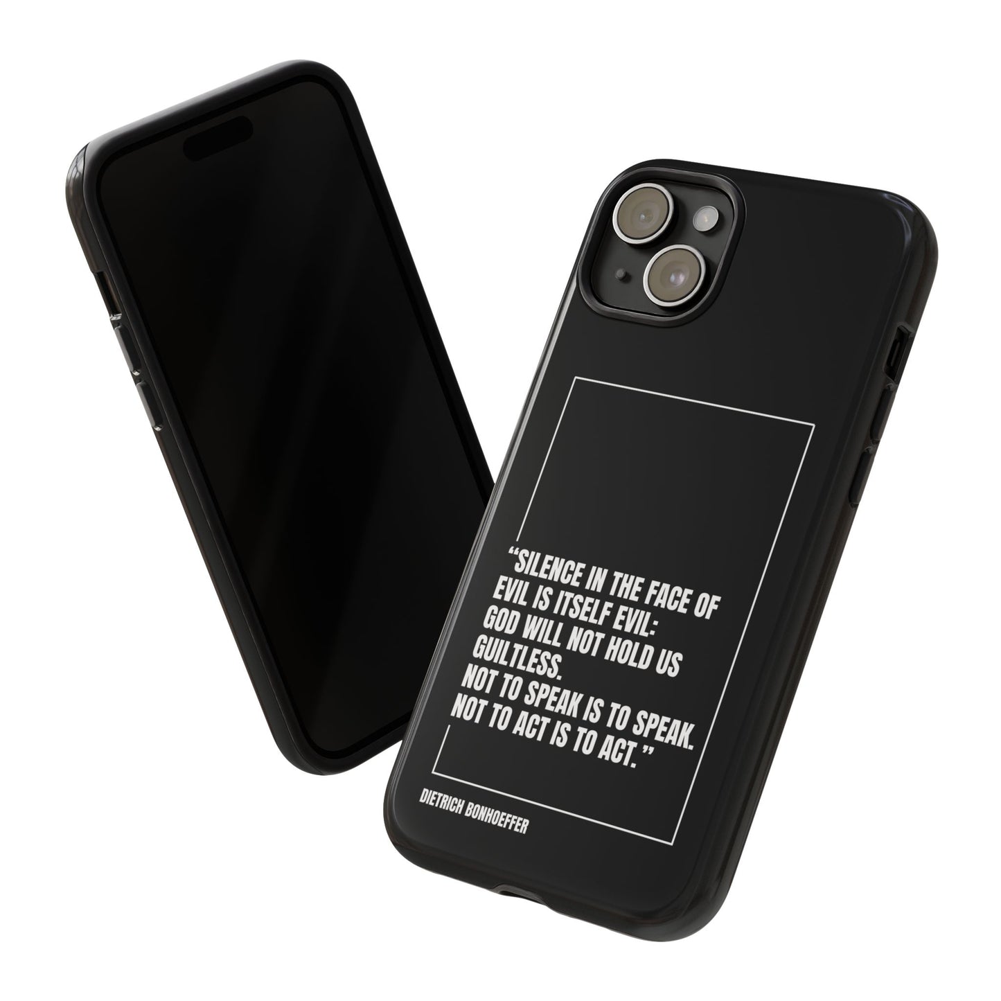 Dietrich Bonhoeffer quote tough phone case