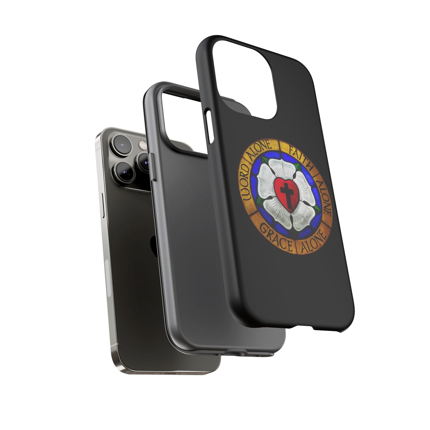 Luther Rose Black Tough Phone Case
