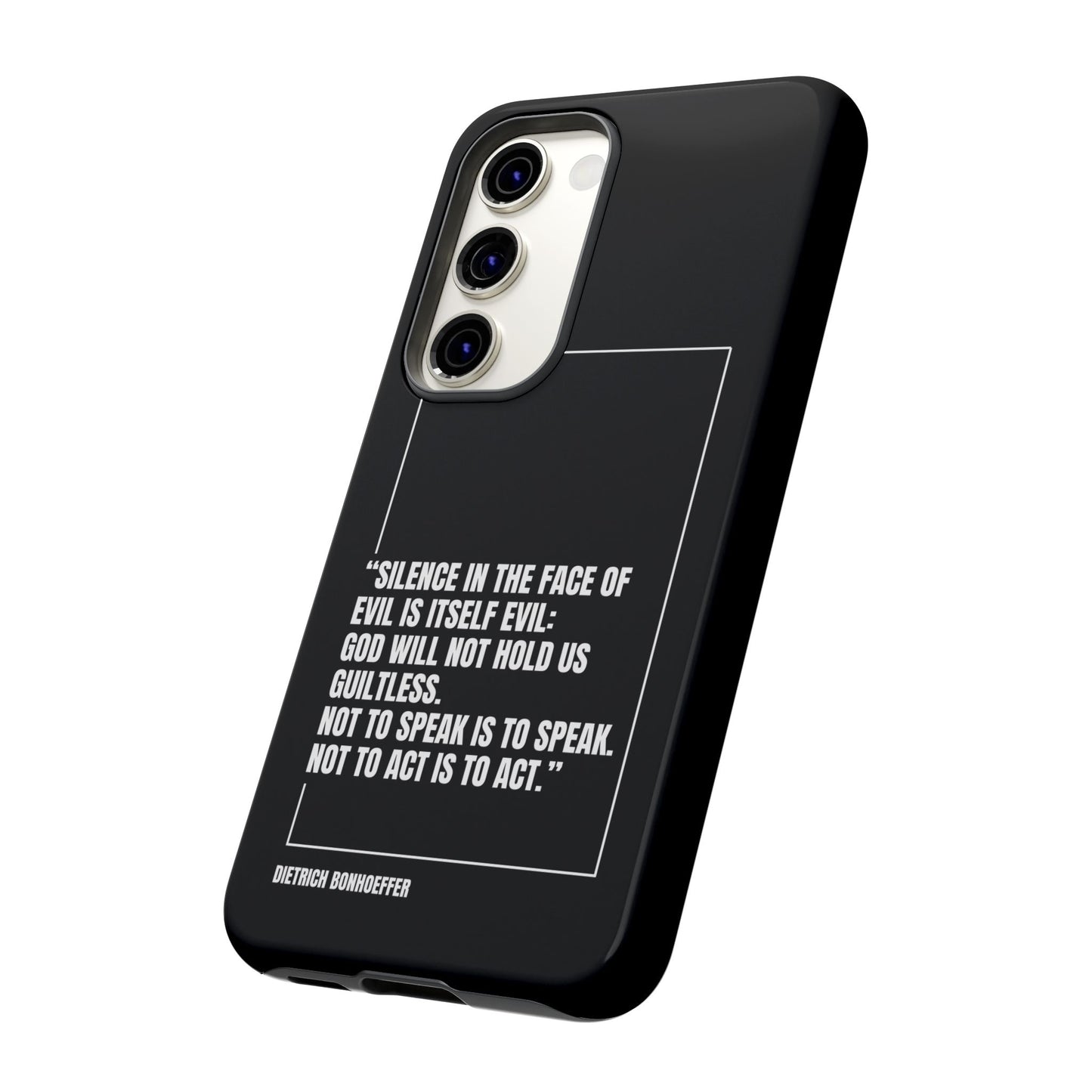 Dietrich Bonhoeffer quote tough phone case