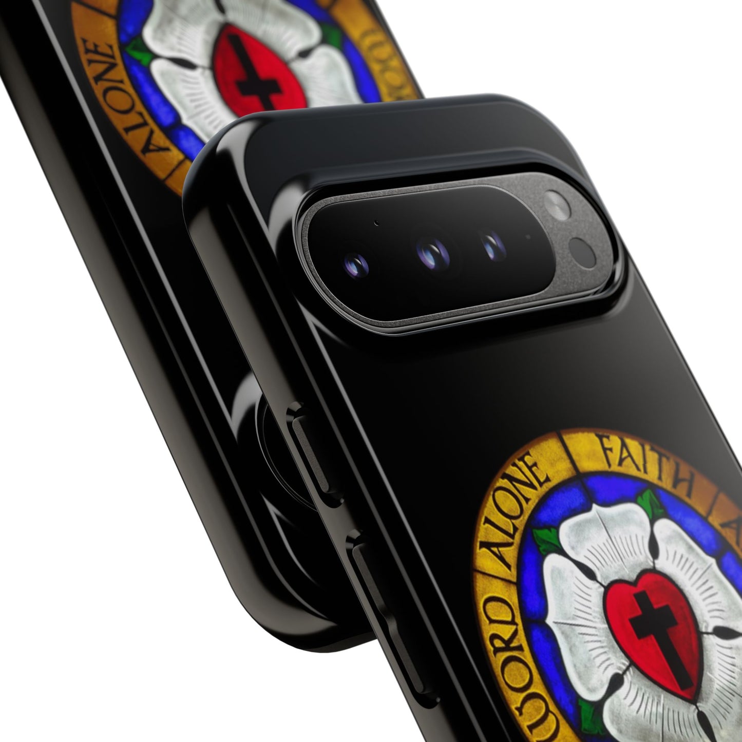 Luther Rose Black Tough Phone Case