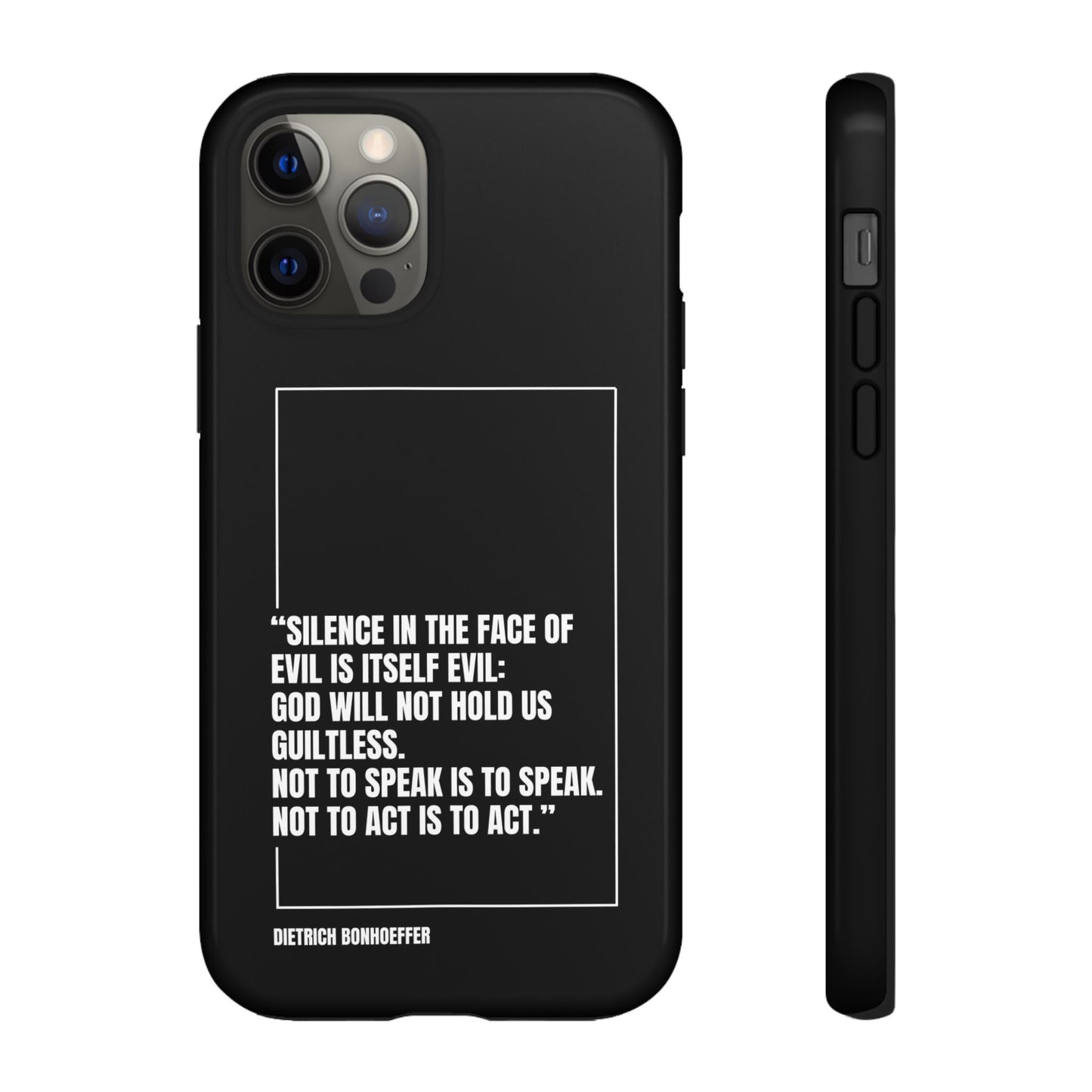 Dietrich Bonhoeffer quote tough phone case