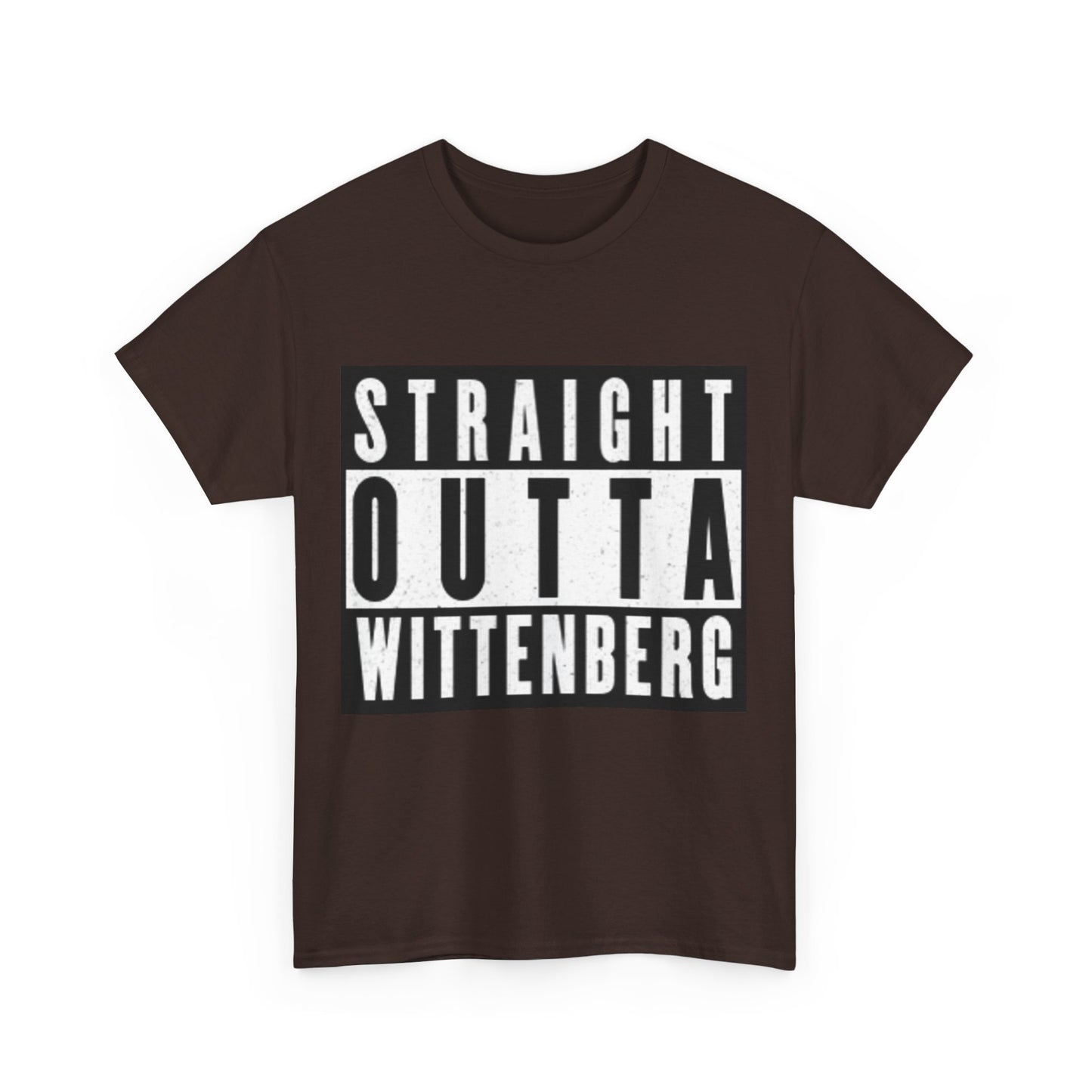 Straight Outta Wittenberg Unisex Heavy Cotton Tee