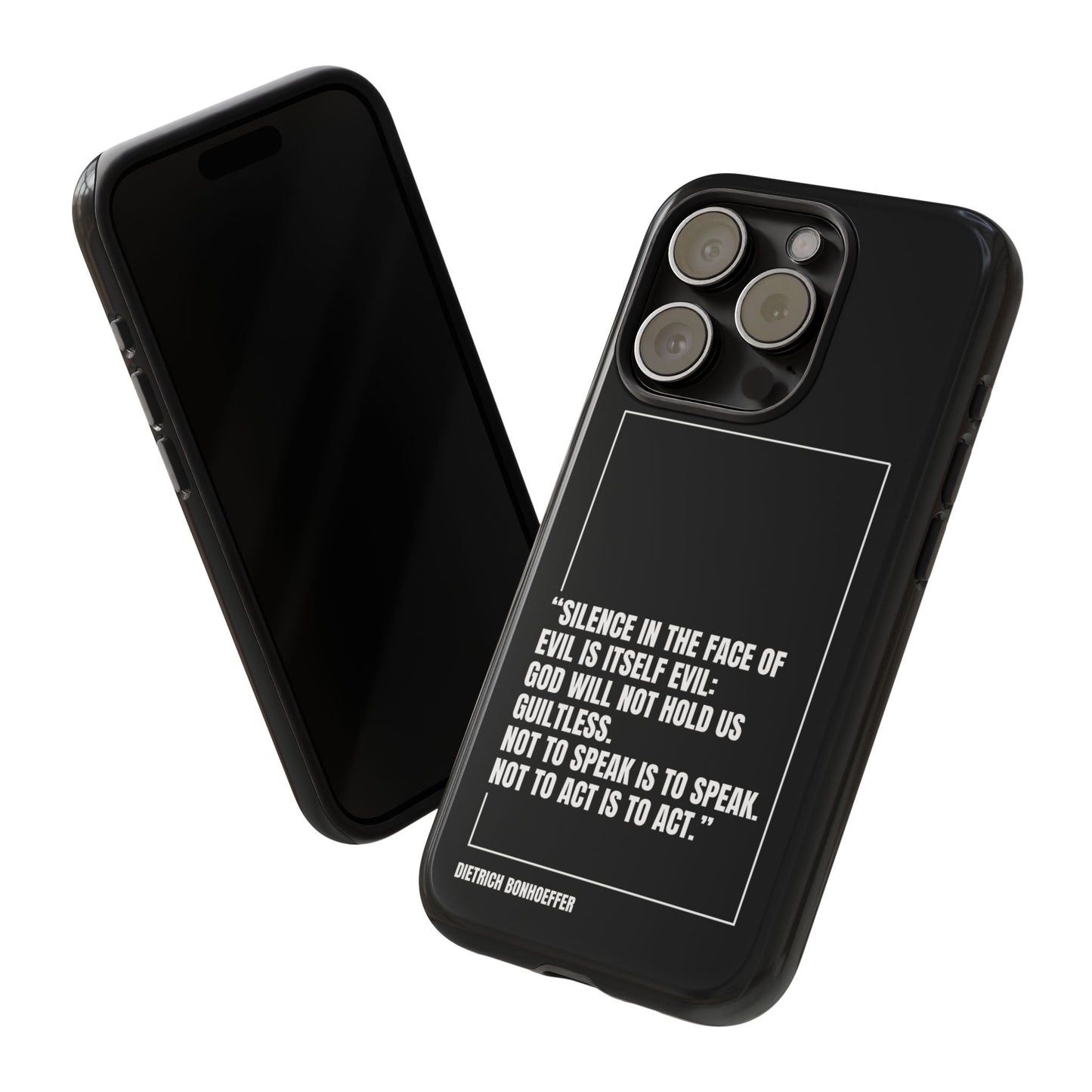 Dietrich Bonhoeffer quote tough phone case