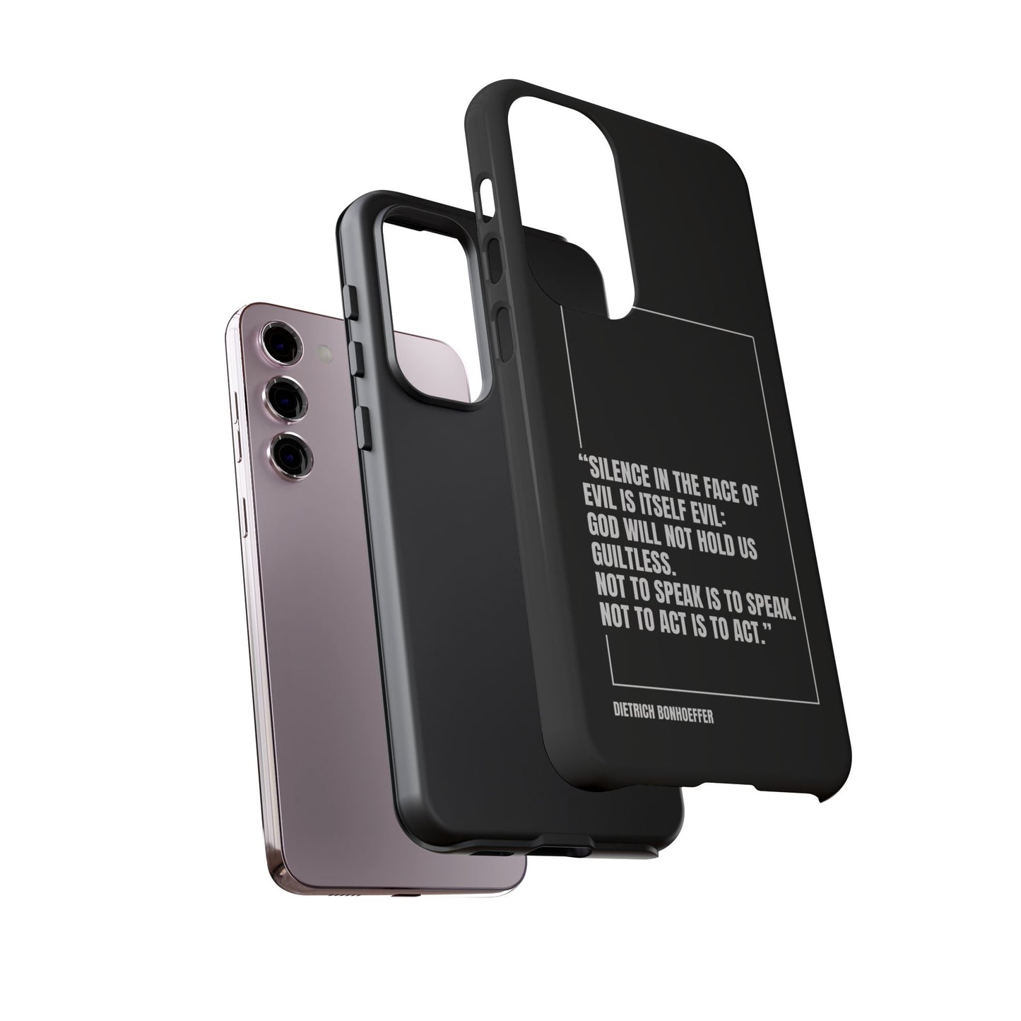 Dietrich Bonhoeffer quote tough phone case
