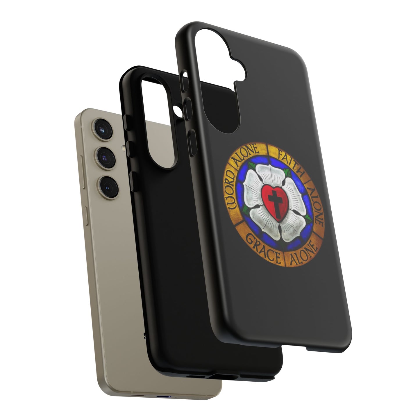 Luther Rose Black Tough Phone Case