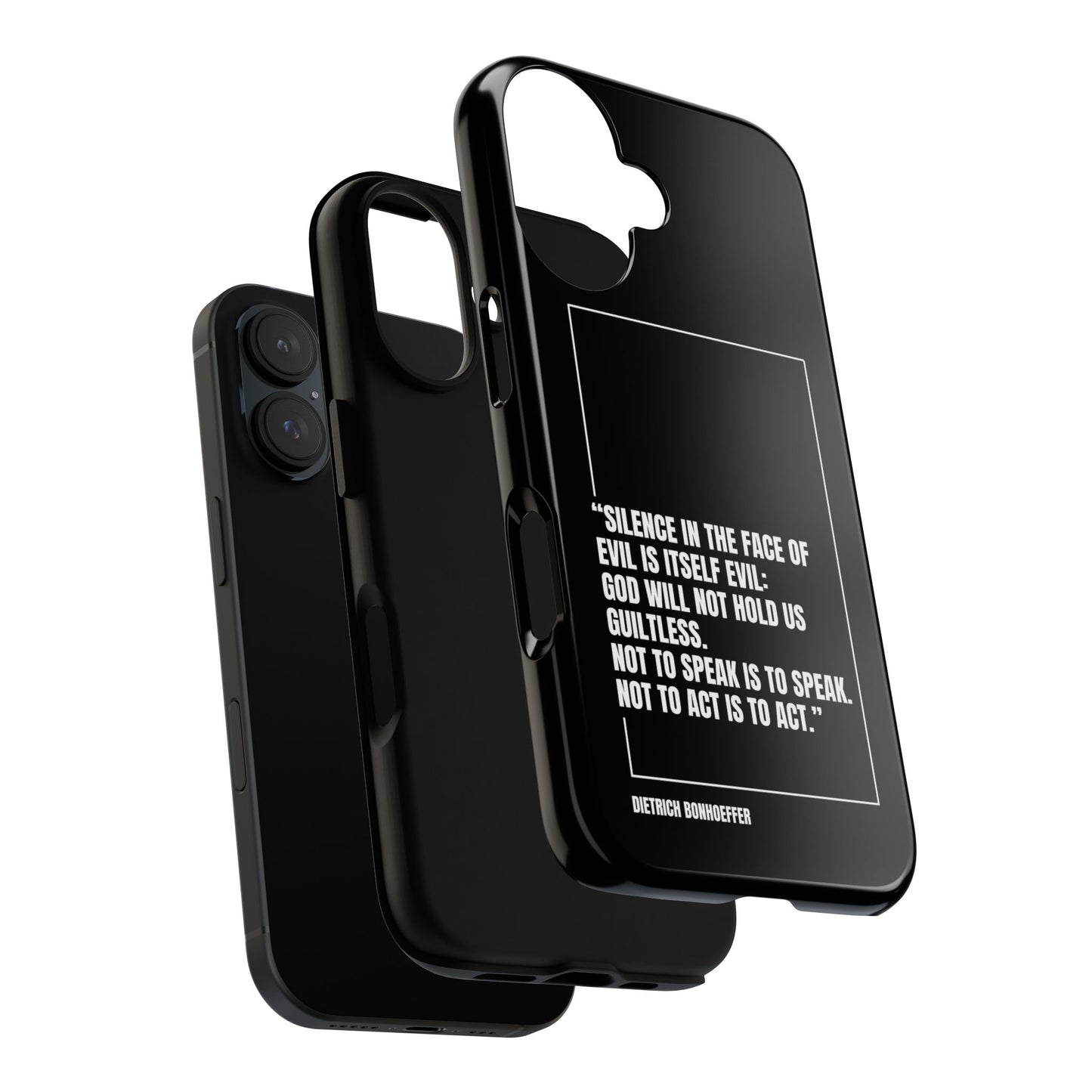 Dietrich Bonhoeffer quote tough phone case