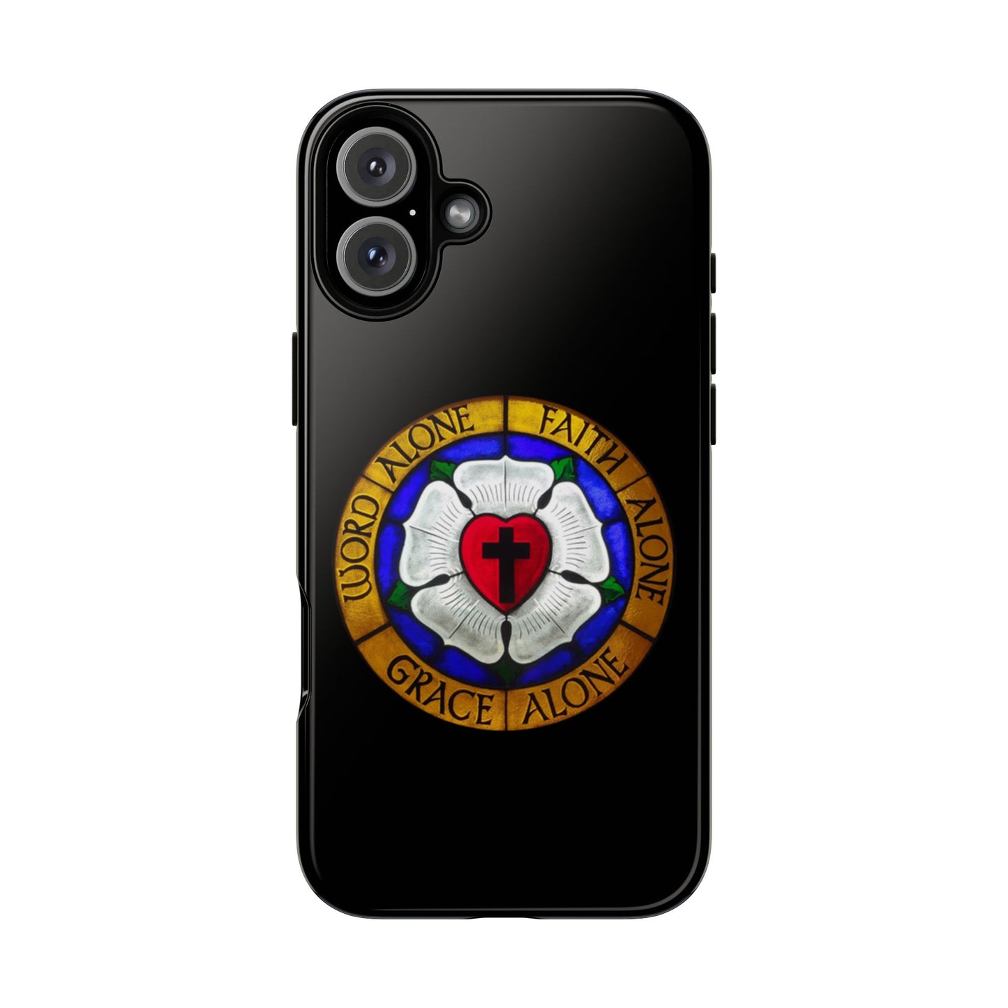 Luther Rose Black Tough Phone Case