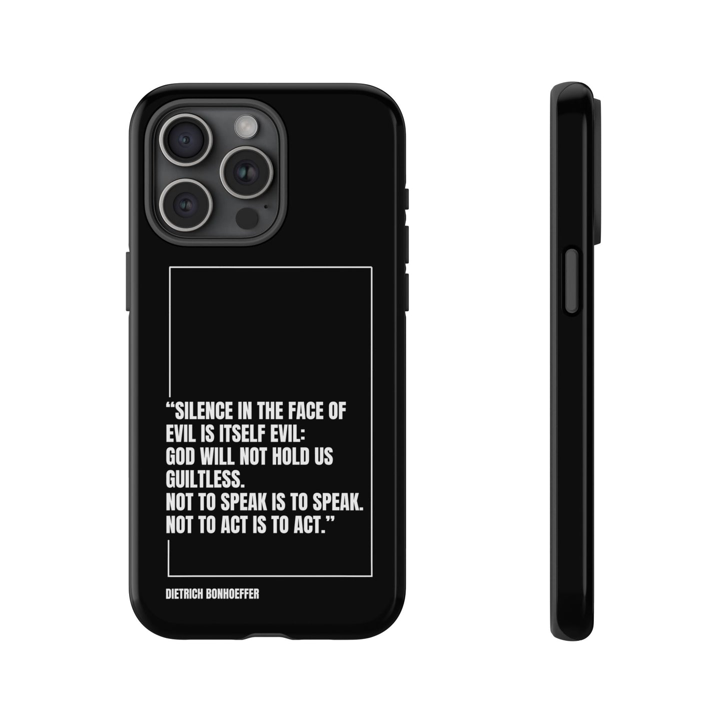 Dietrich Bonhoeffer quote tough phone case