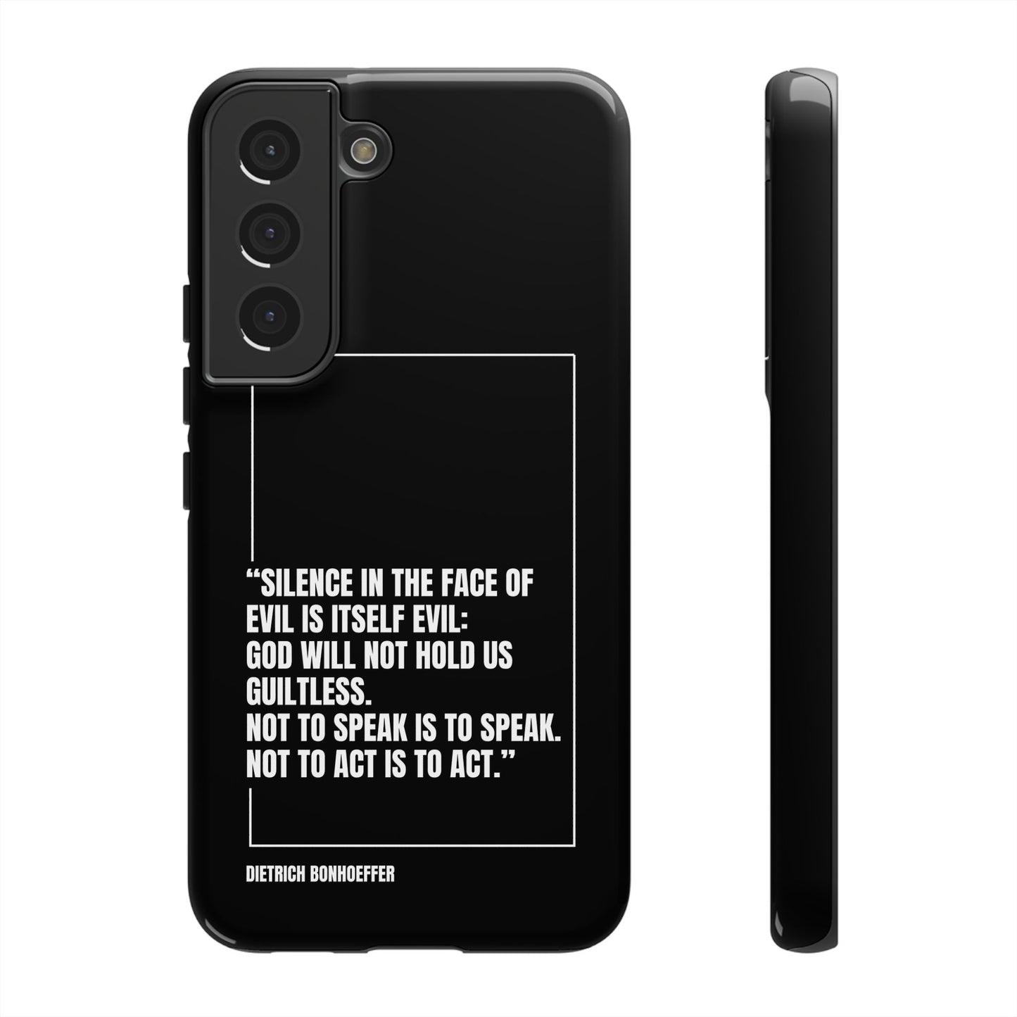 Dietrich Bonhoeffer quote tough phone case