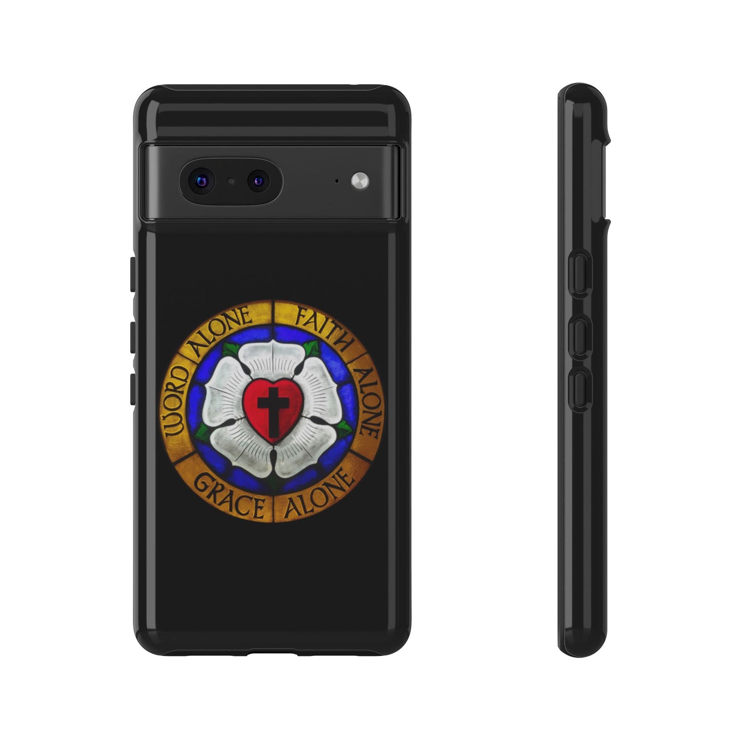 Luther Rose Black Tough Phone Case