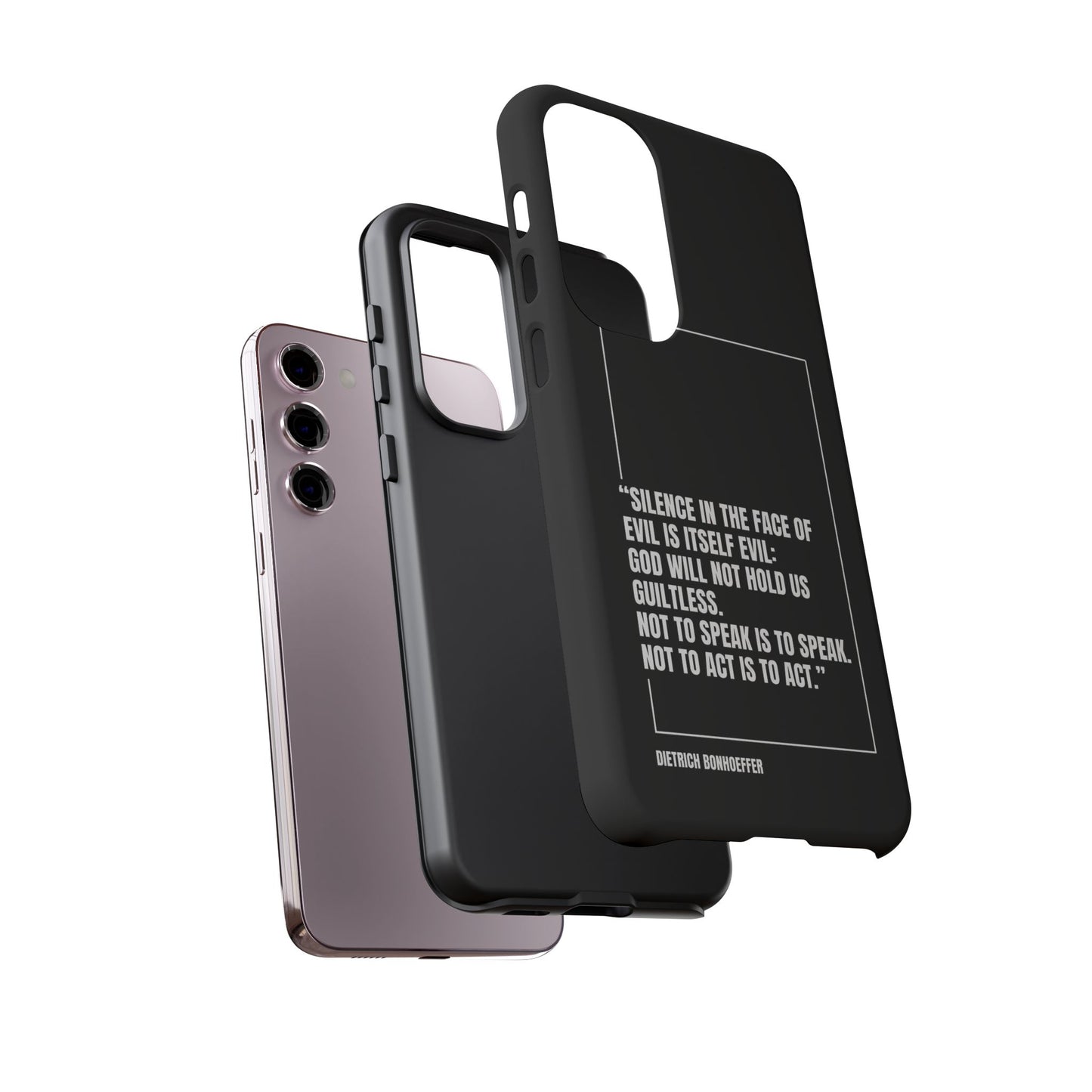 Dietrich Bonhoeffer quote tough phone case