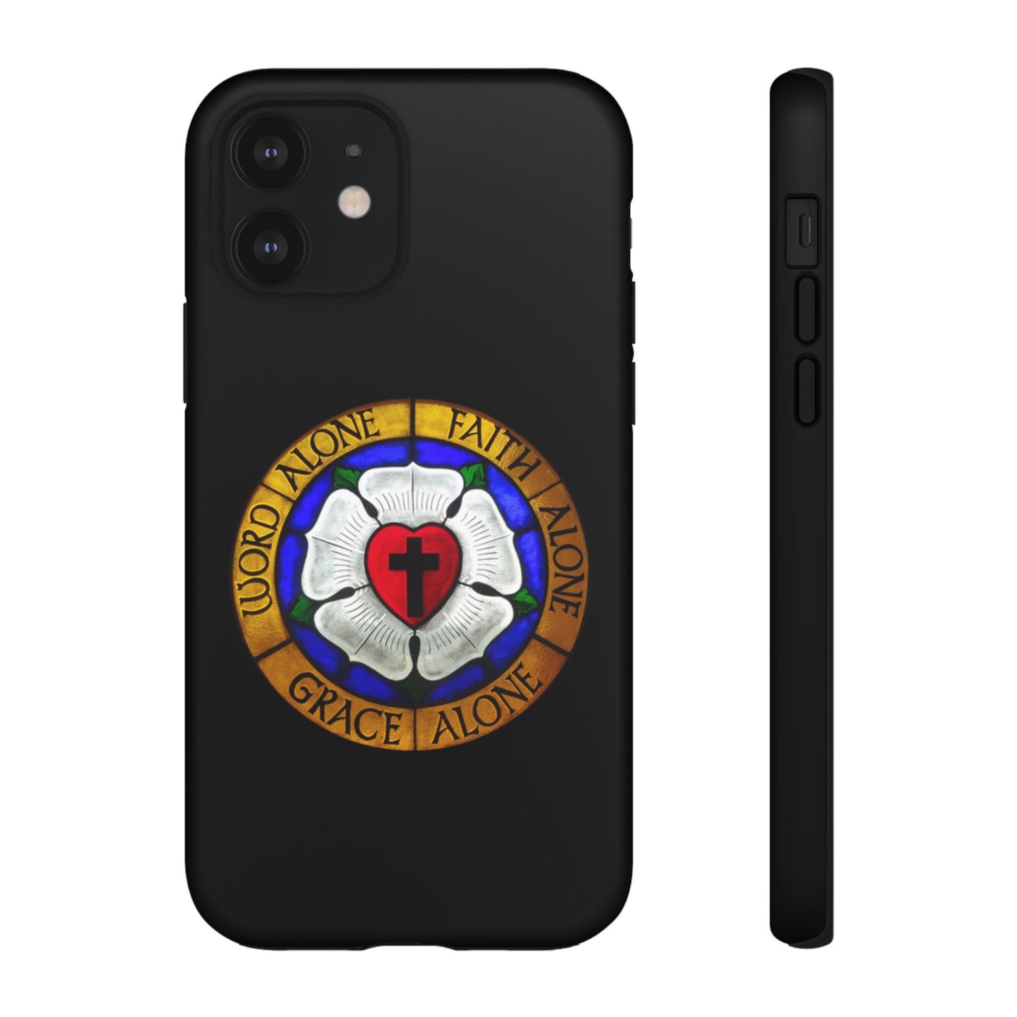 Luther Rose Black Tough Phone Case