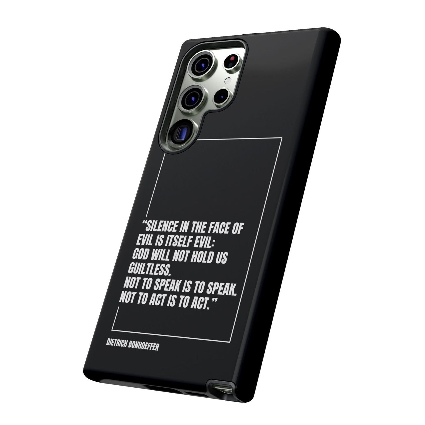 Dietrich Bonhoeffer quote tough phone case