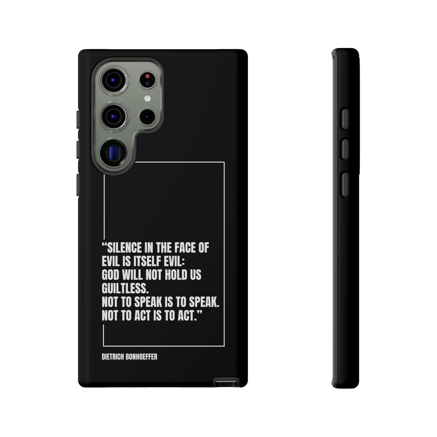 Dietrich Bonhoeffer quote tough phone case