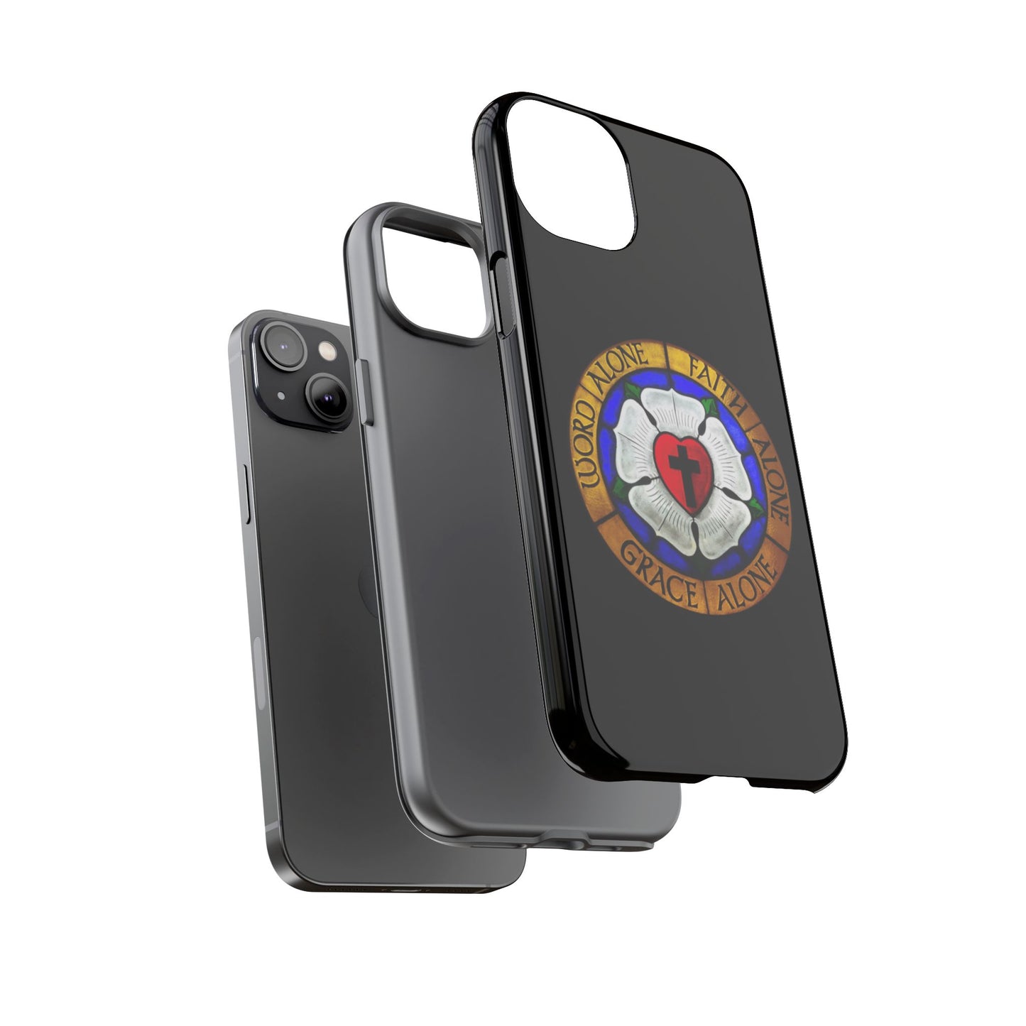 Luther Rose Black Tough Phone Case