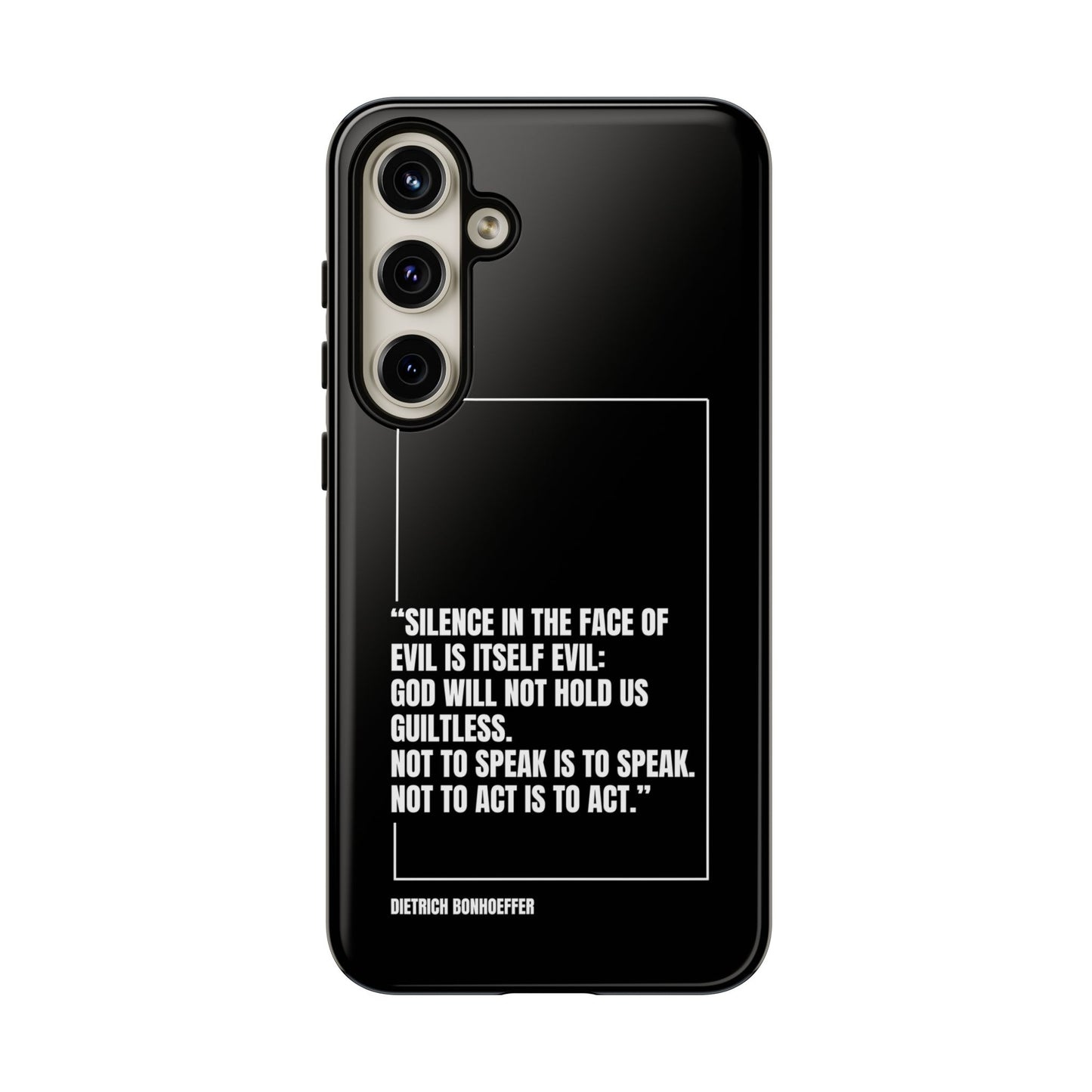 Dietrich Bonhoeffer quote tough phone case