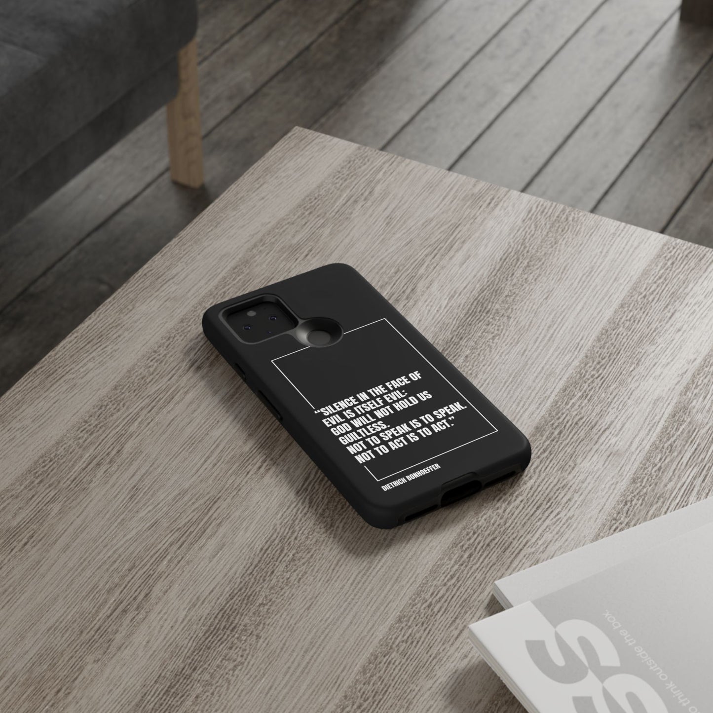 Dietrich Bonhoeffer quote tough phone case