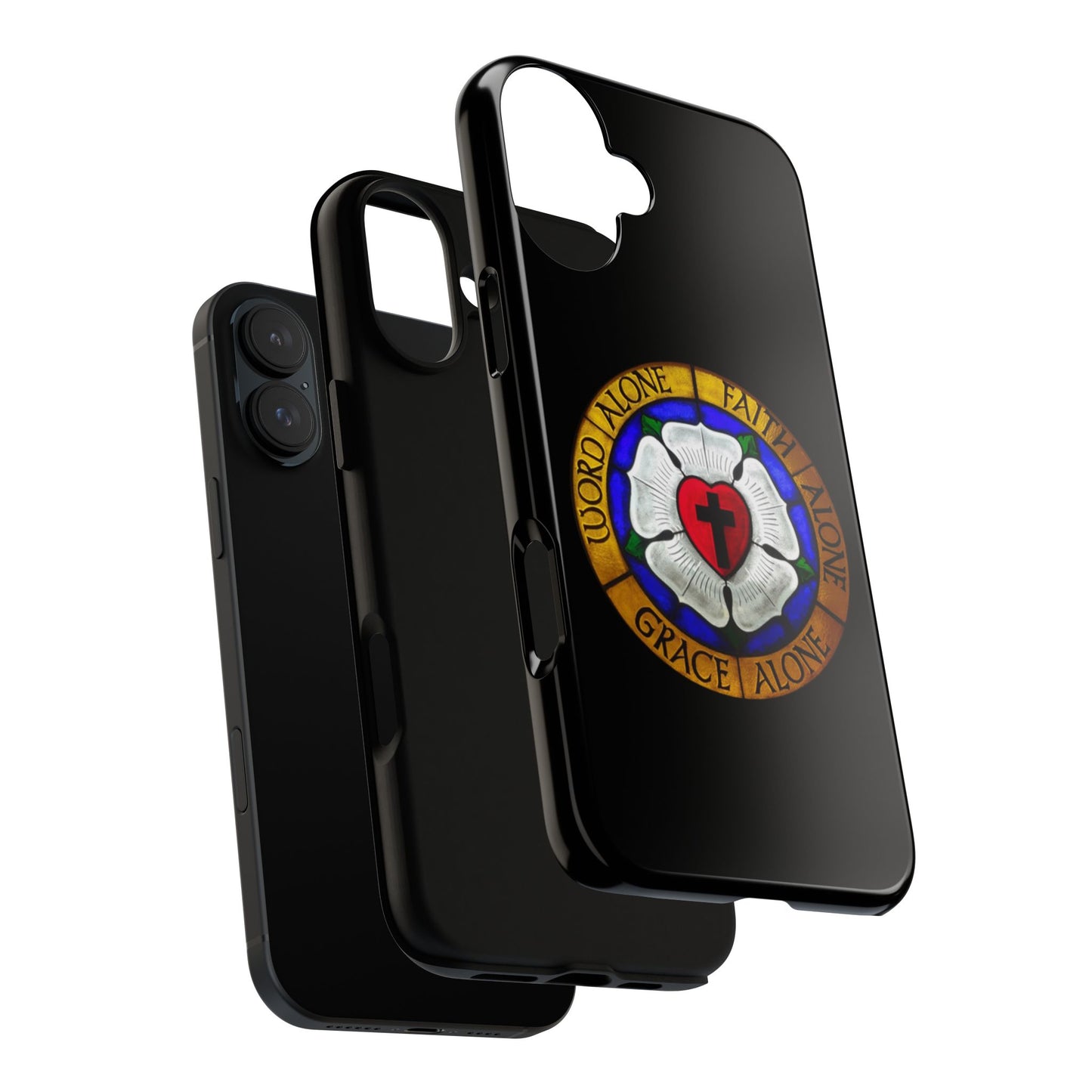 Luther Rose Black Tough Phone Case