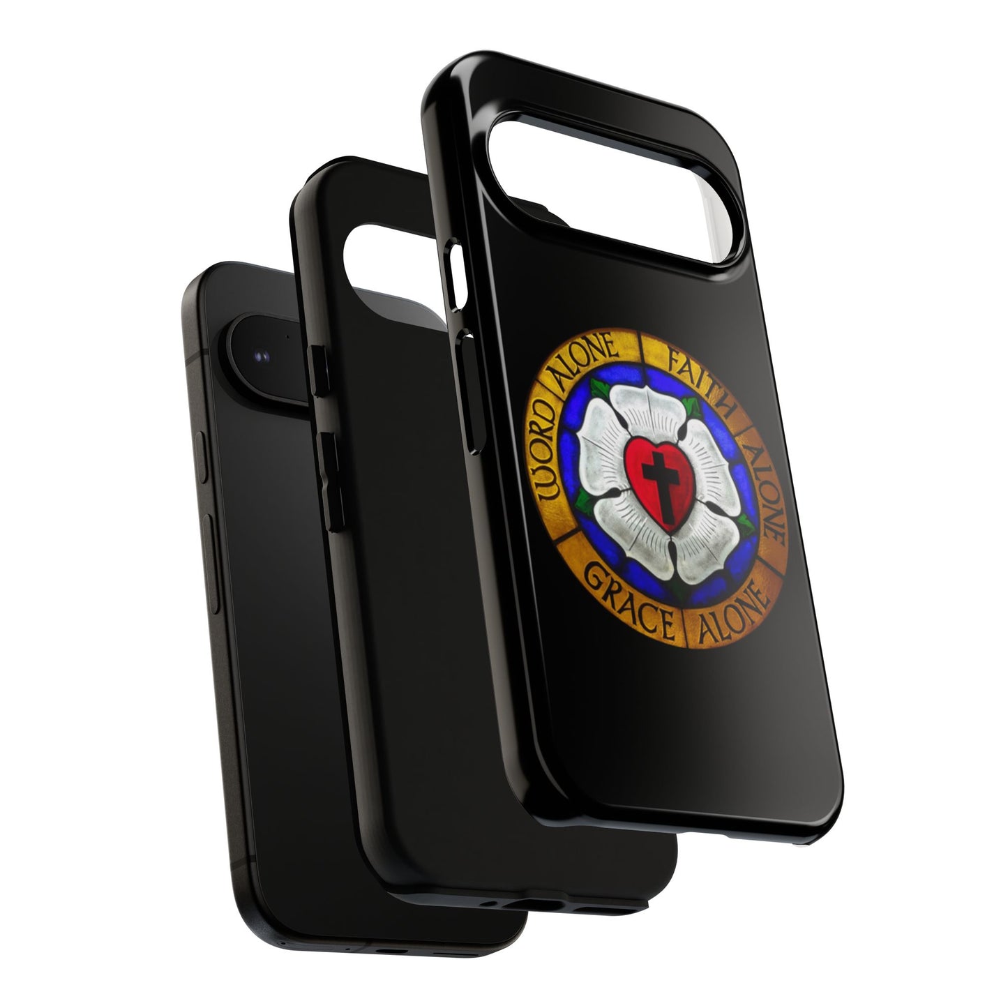 Luther Rose Black Tough Phone Case