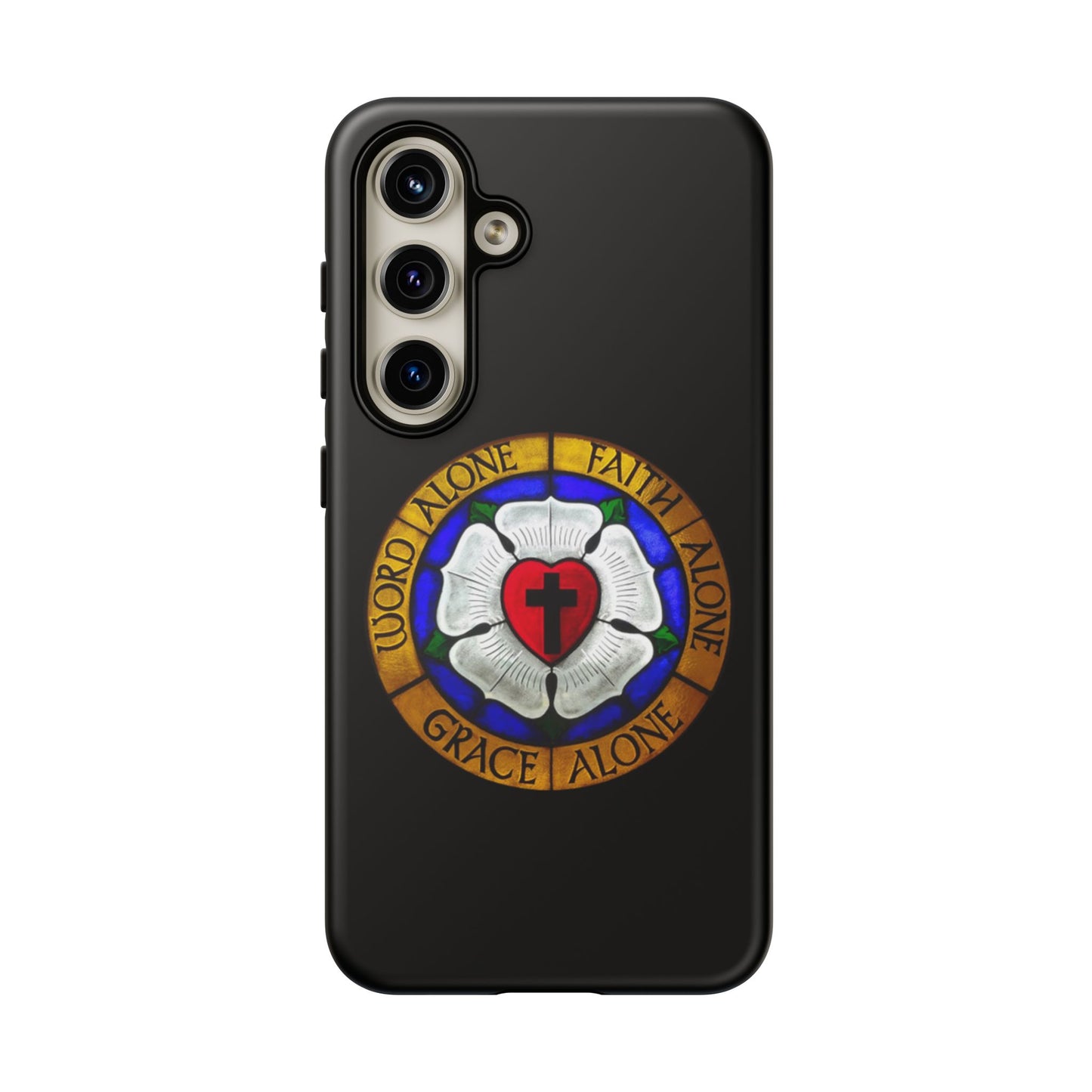 Luther Rose Black Tough Phone Case