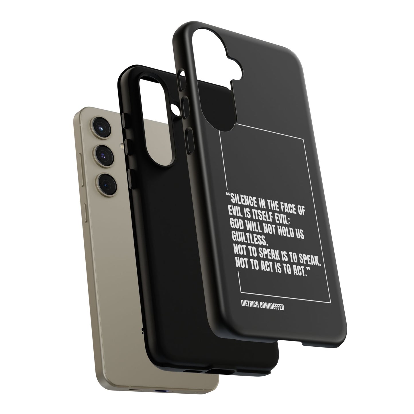 Dietrich Bonhoeffer quote tough phone case