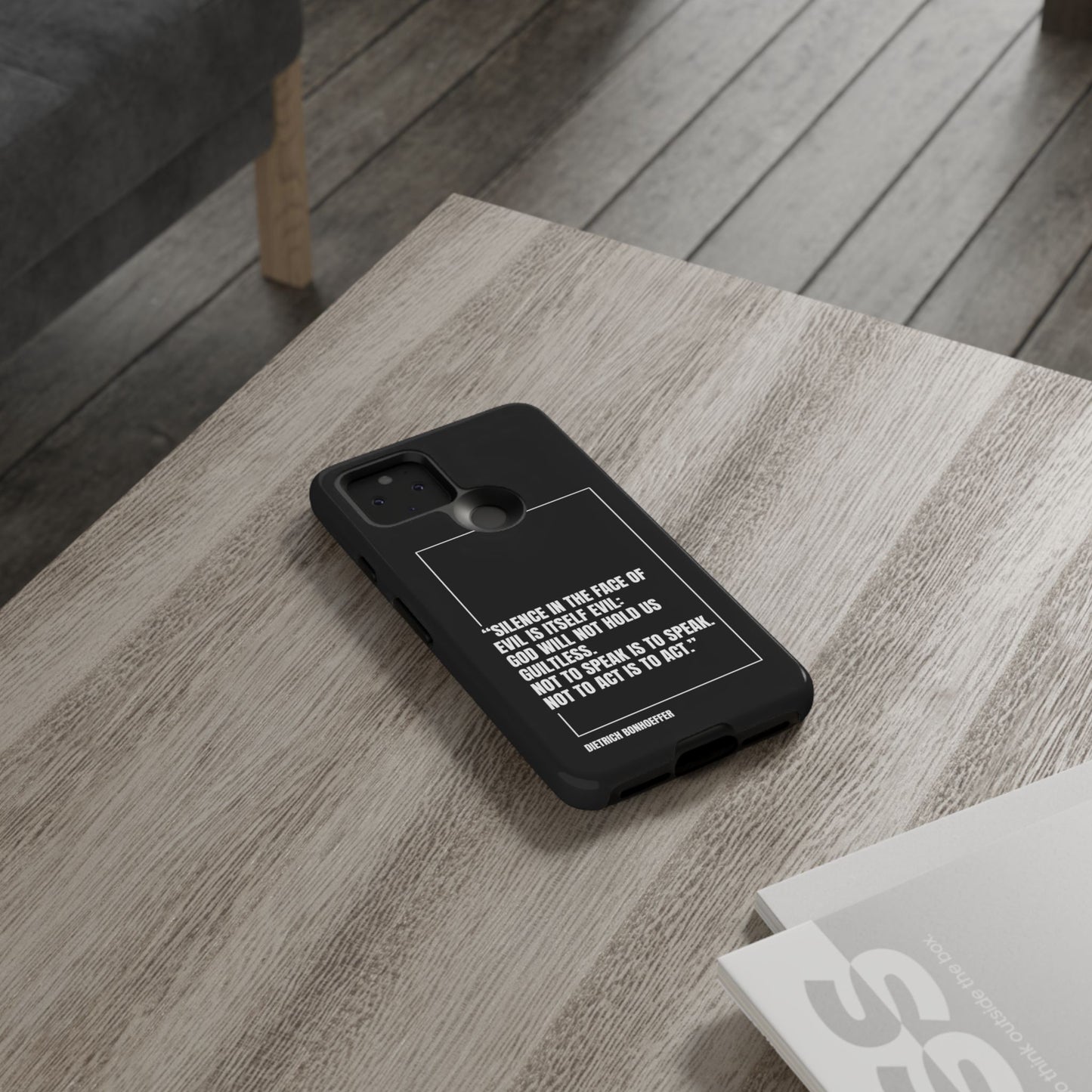 Dietrich Bonhoeffer quote tough phone case