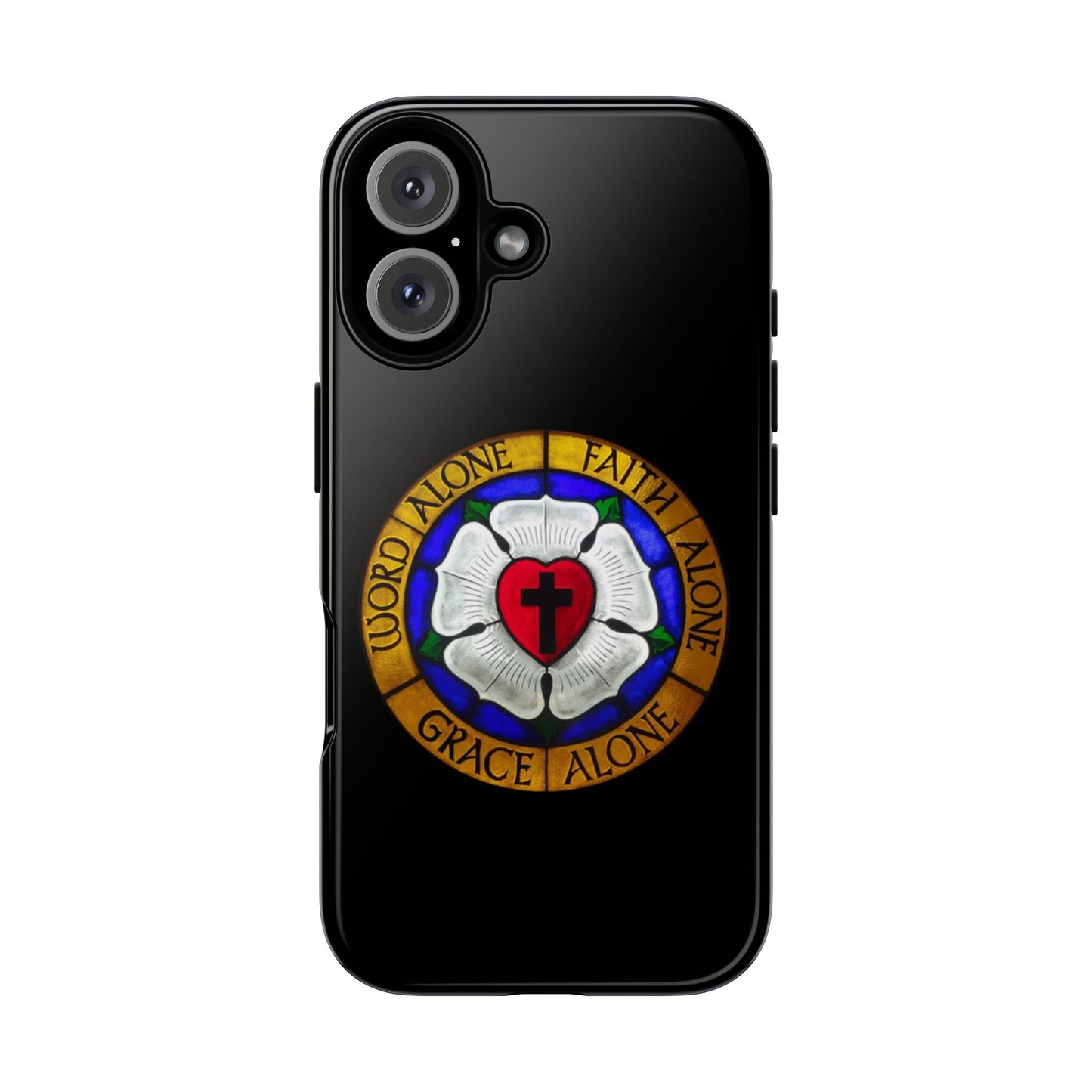 Luther Rose Black Tough Phone Case