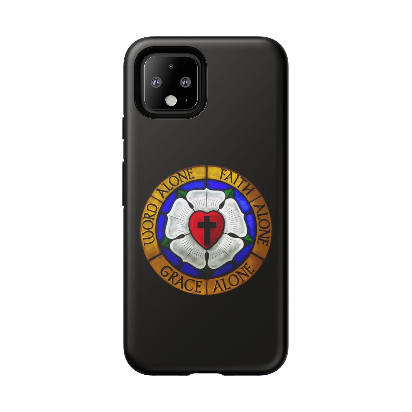 Luther Rose Black Tough Phone Case