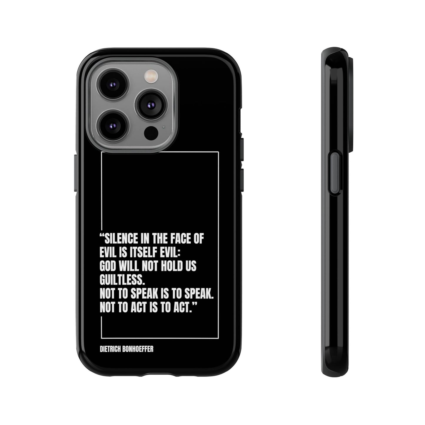 Dietrich Bonhoeffer quote tough phone case
