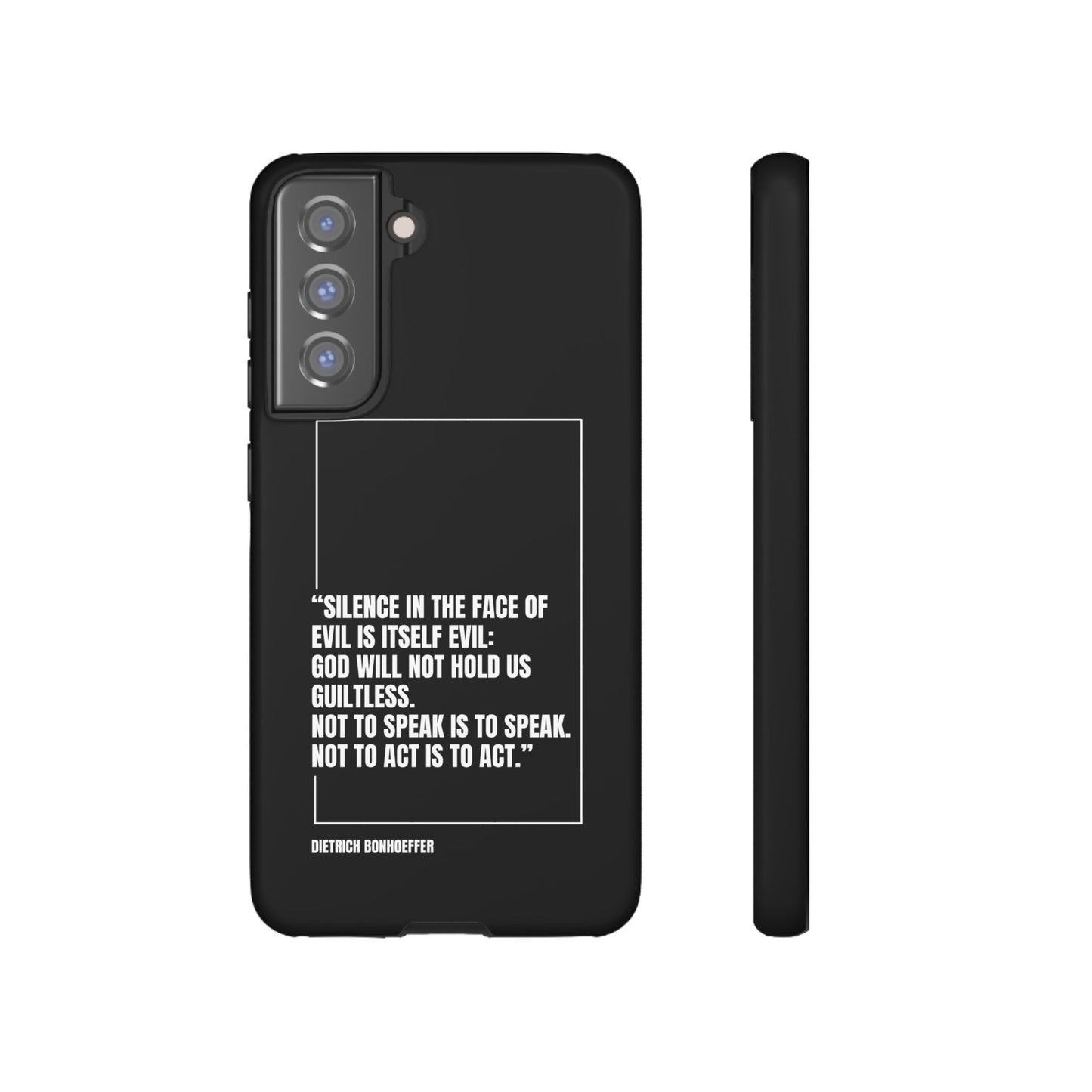 Dietrich Bonhoeffer quote tough phone case