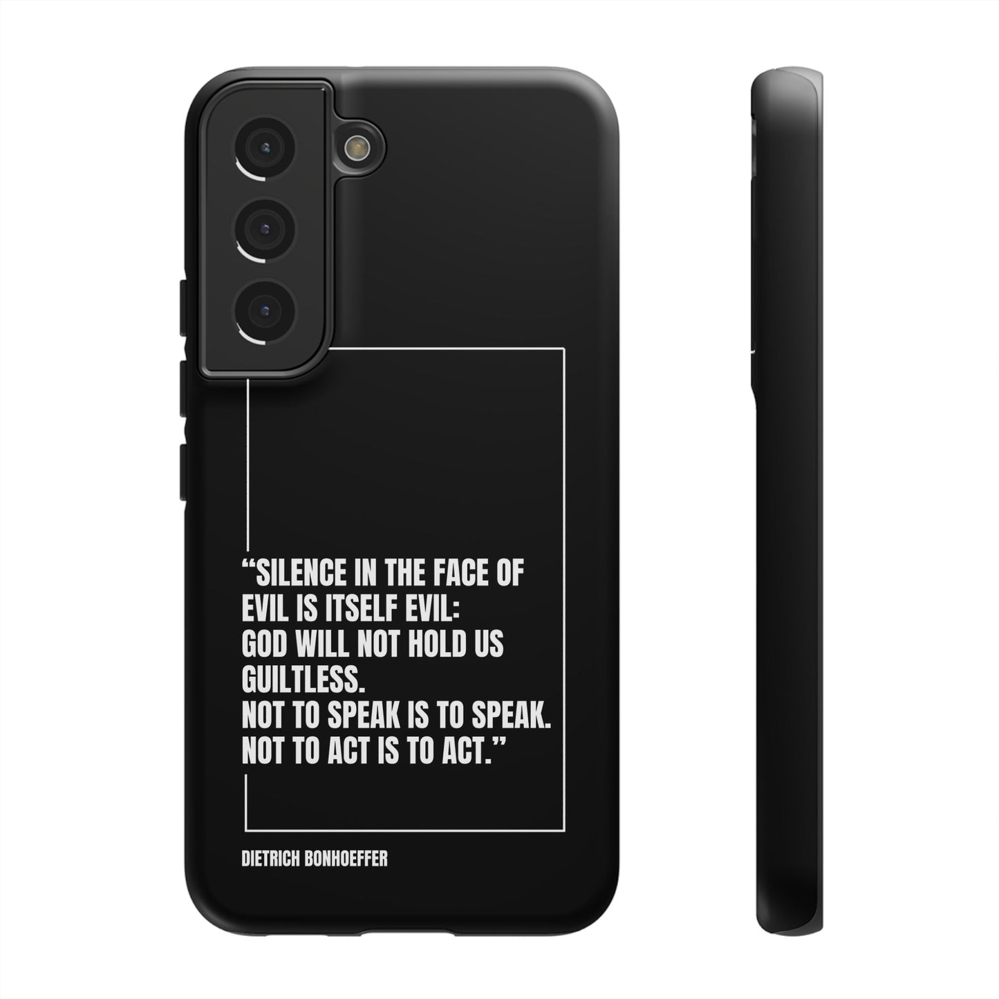 Dietrich Bonhoeffer quote tough phone case